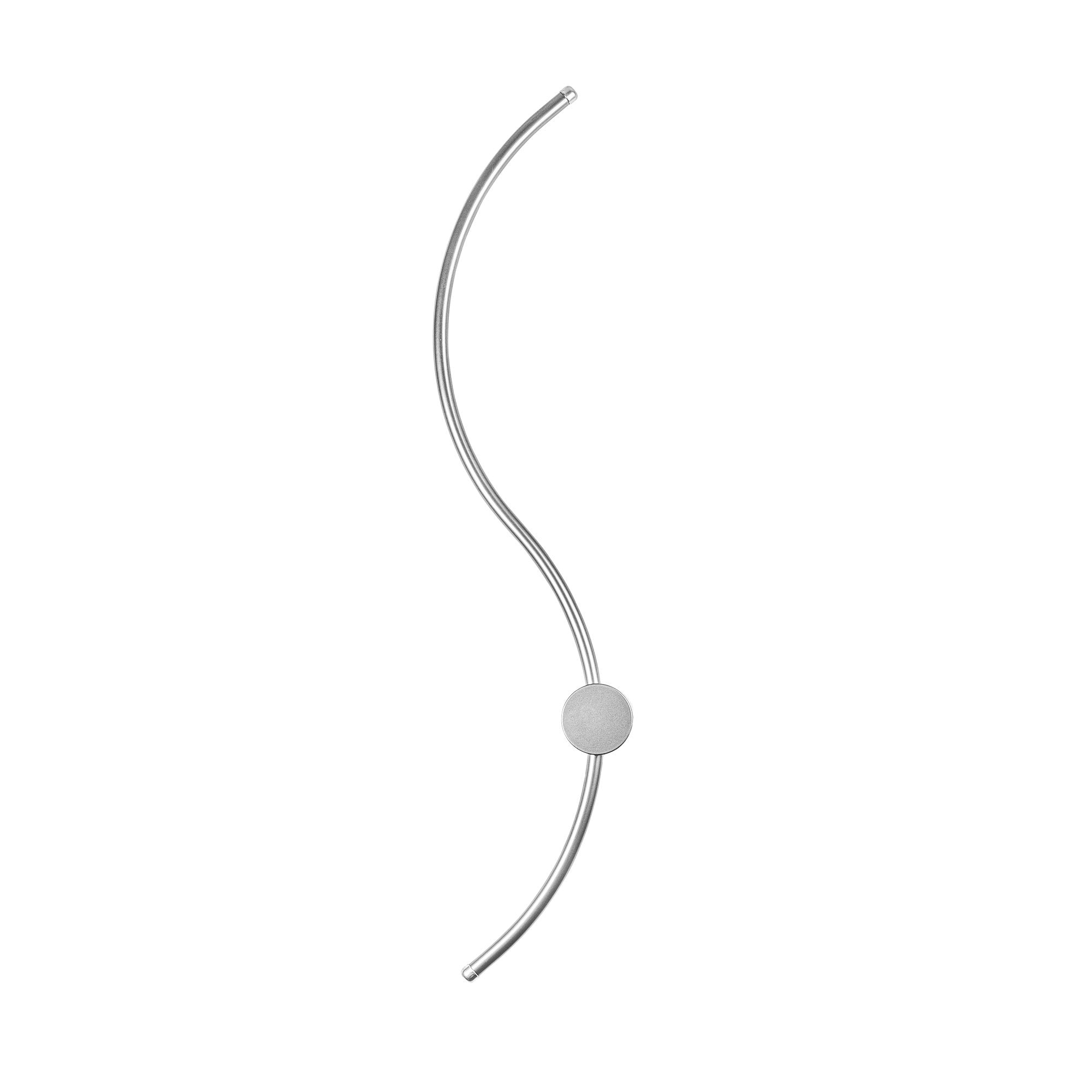 Candeeiro de Parede cromada elegante, corpo de metal, 90 x 17 x 10 cm | LED SMD 14 W 3000 K | Design elegante para iluminação moderna de casa e escritório