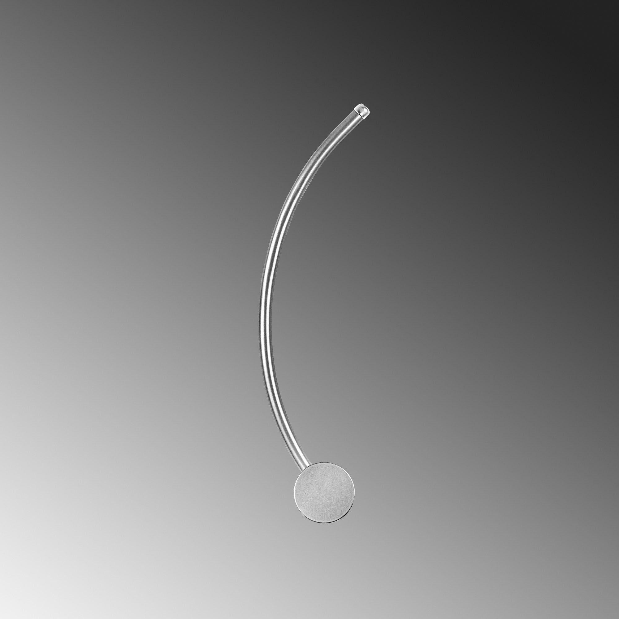 Candeeiro de Parede cromada elegante, corpo de metal, 49 x 15 x 10 cm | LED SMD 7W 3000K | Classificação IP20, perfeita para decoração moderna e iluminação ambiente