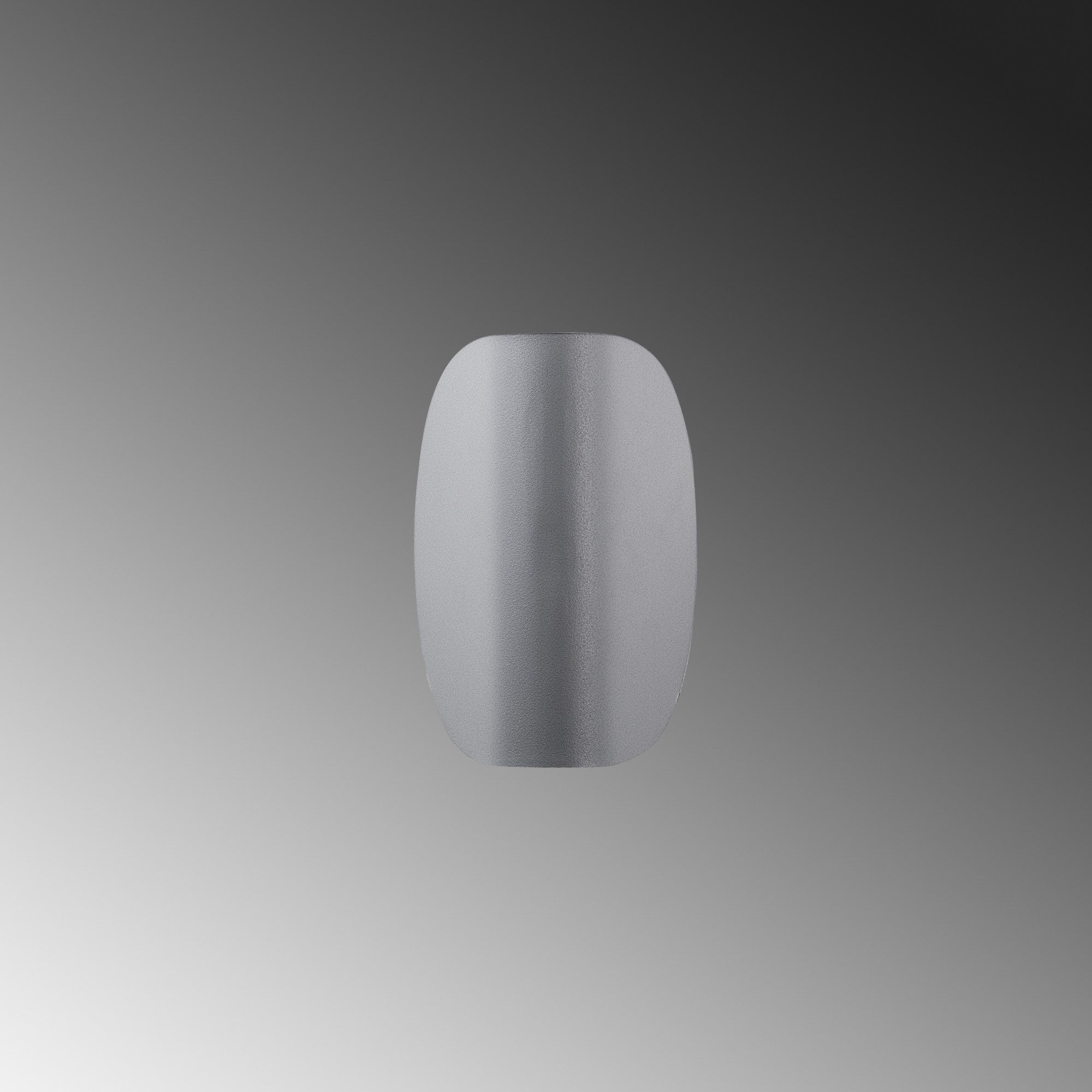 Luminária de parede cinza elegante, corpo de metal, 17x12x13 cm | IP20, LED 1W 3000K | Ideal para decoração moderna e iluminação ambiente
