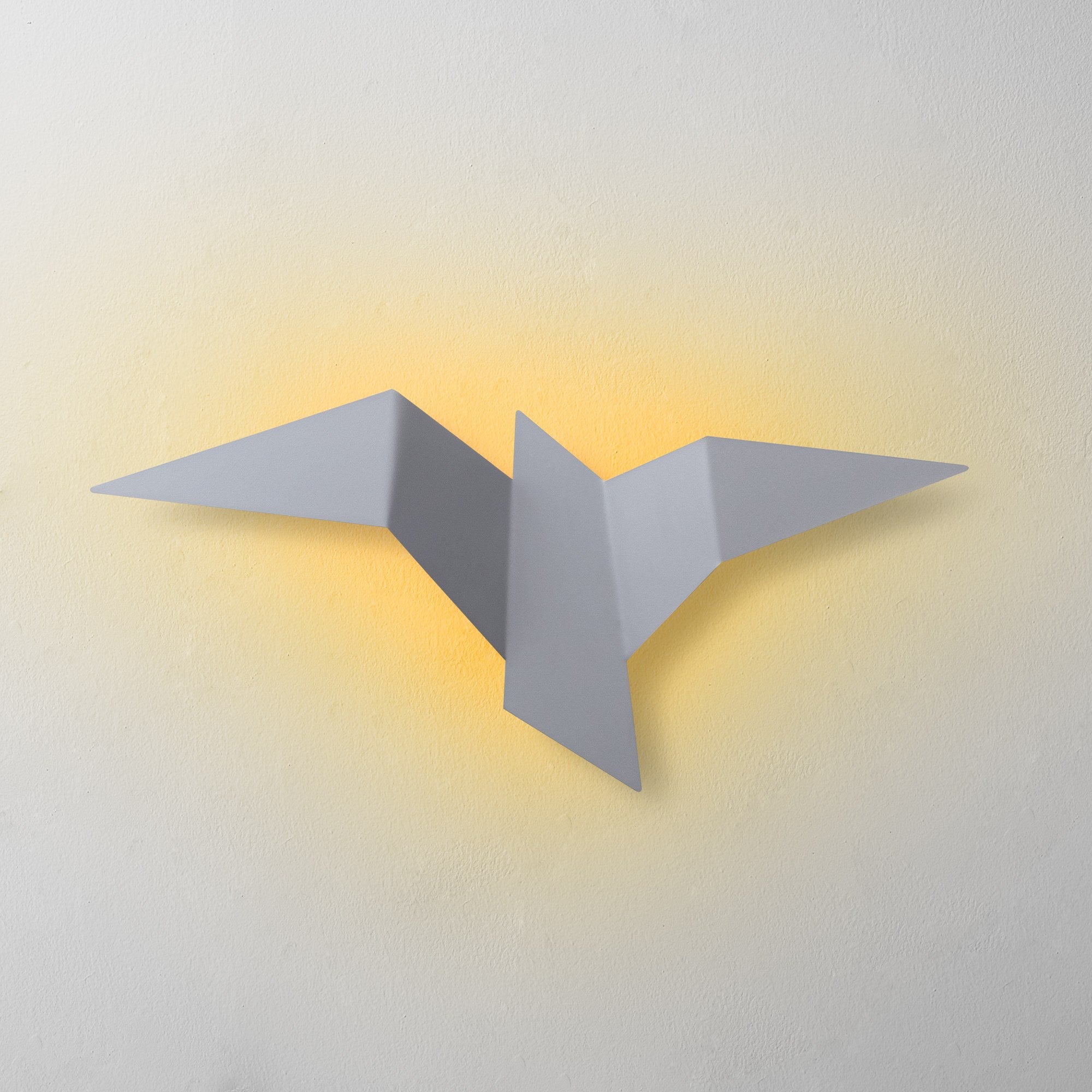 Candeeiro de Parede cinza elegante, corpo de metal, 56 x 14 x 24 cm | IP20, LED 1W 3000K | Design moderno para casa e escritório, solução de iluminação elegante