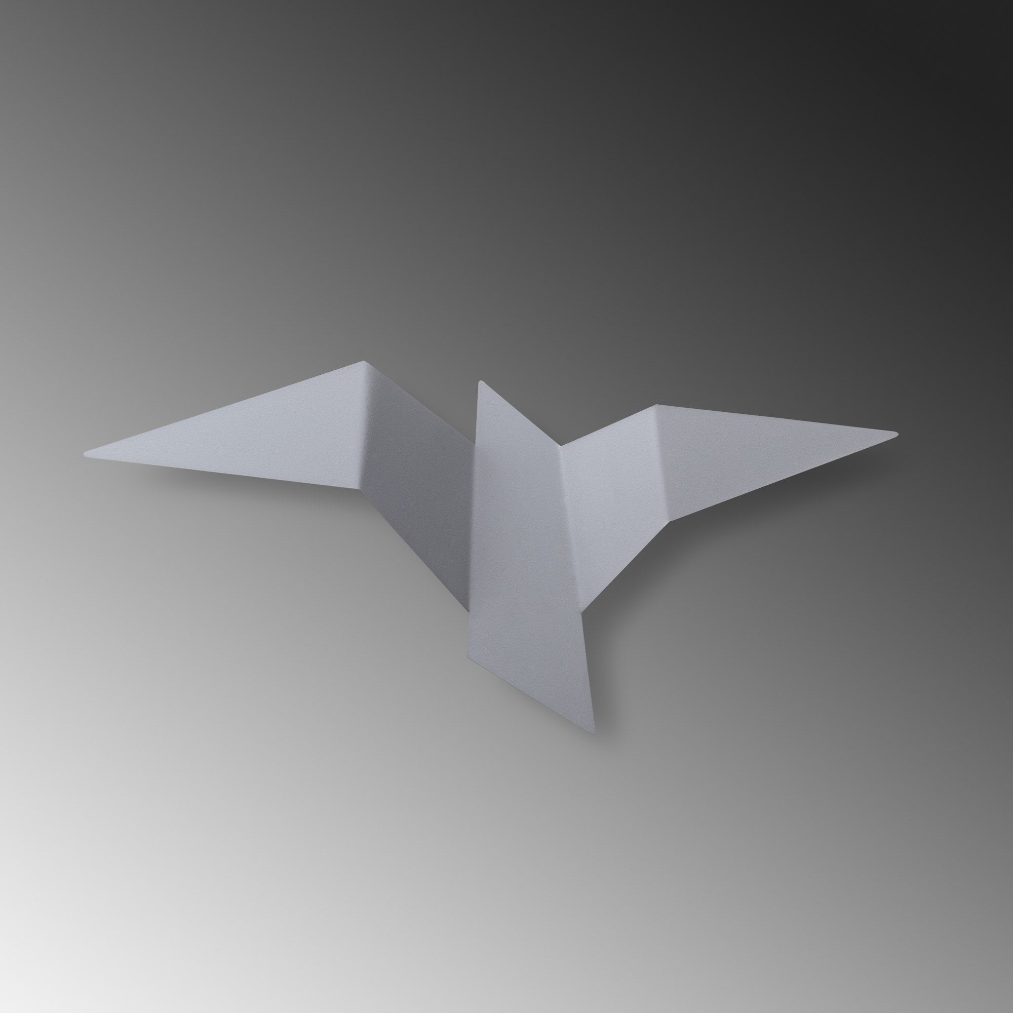 Candeeiro de Parede cinza elegante, corpo de metal, 56 x 14 x 24 cm | IP20, LED 1W 3000K | Design moderno para casa e escritório, solução de iluminação elegante