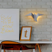 Luminária de parede cinza elegante, corpo de metal, 31 x 12 x 16 cm | IP20, LED 1W 3000K | Ideal para decoração moderna e iluminação ambiente