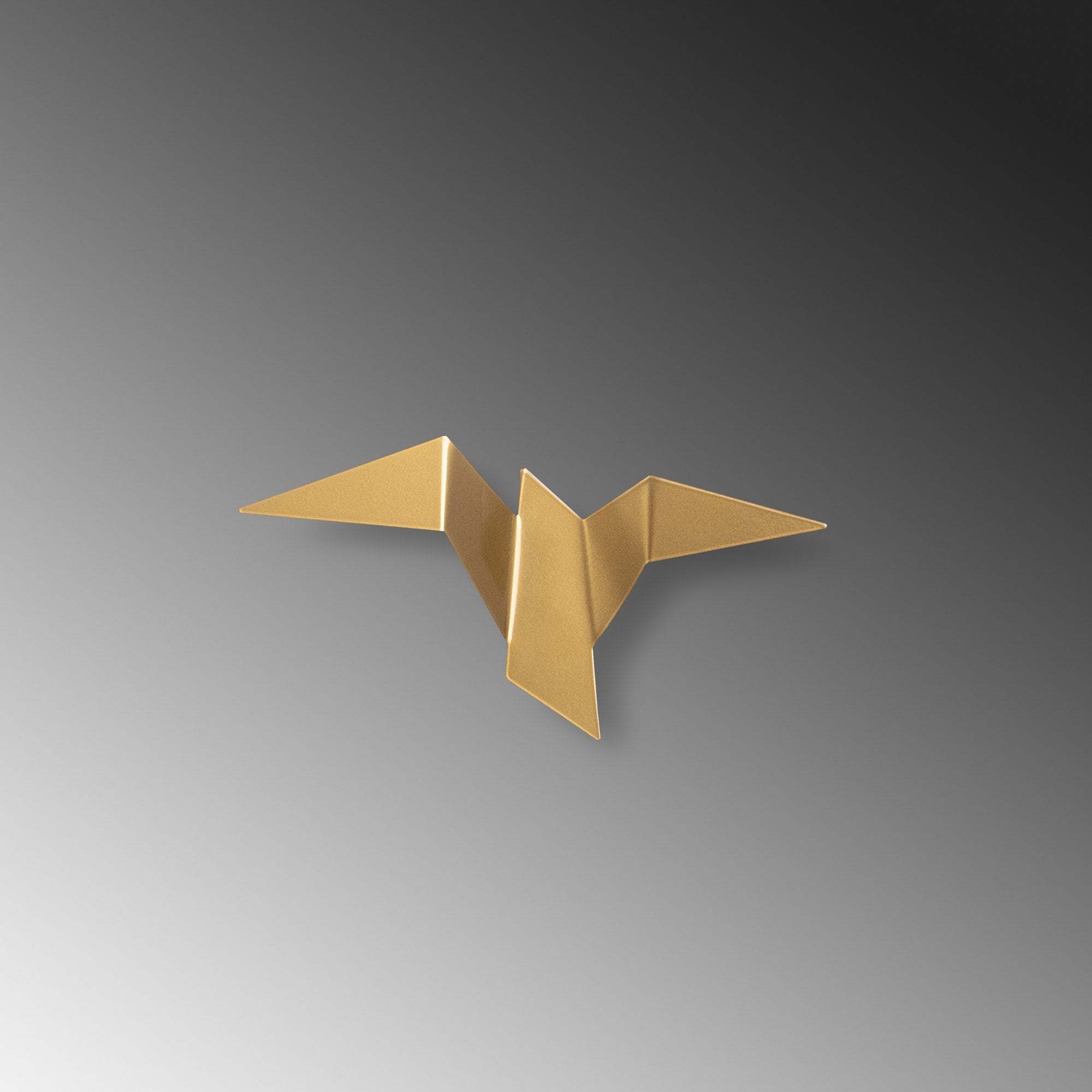 Luminária de Parede Elegante Dourada, Corpo em Metal, 31 x 12 x 16 cm | IP20, LED 1W 3000K | Iluminação Elegante para Decoração e Ambiente Modernos