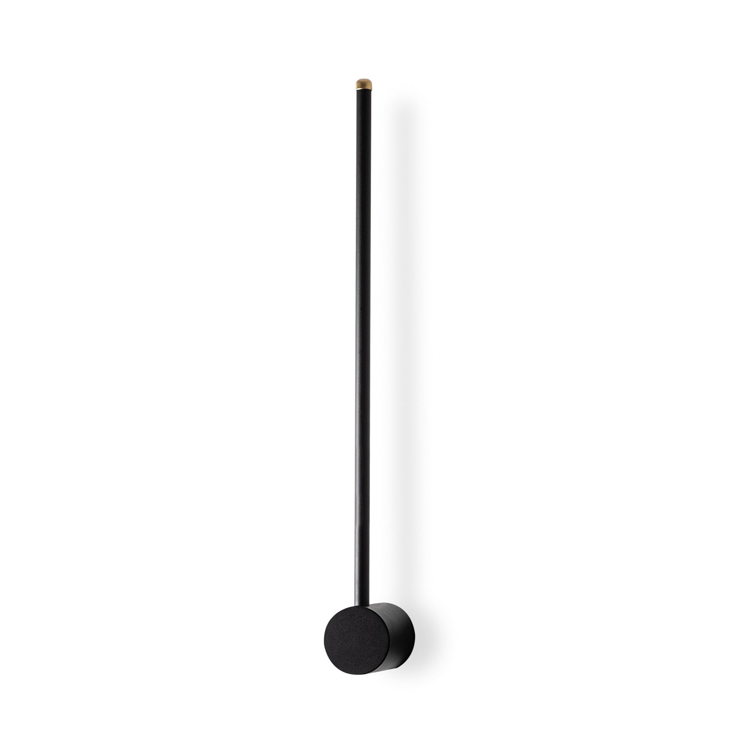 Candeeiro de Parede preta elegante, corpo de metal, 62 x 10 x 7 cm | LED SMD 8W 3000K | Classificação IP20, perfeita para decoração moderna e iluminação ambiente