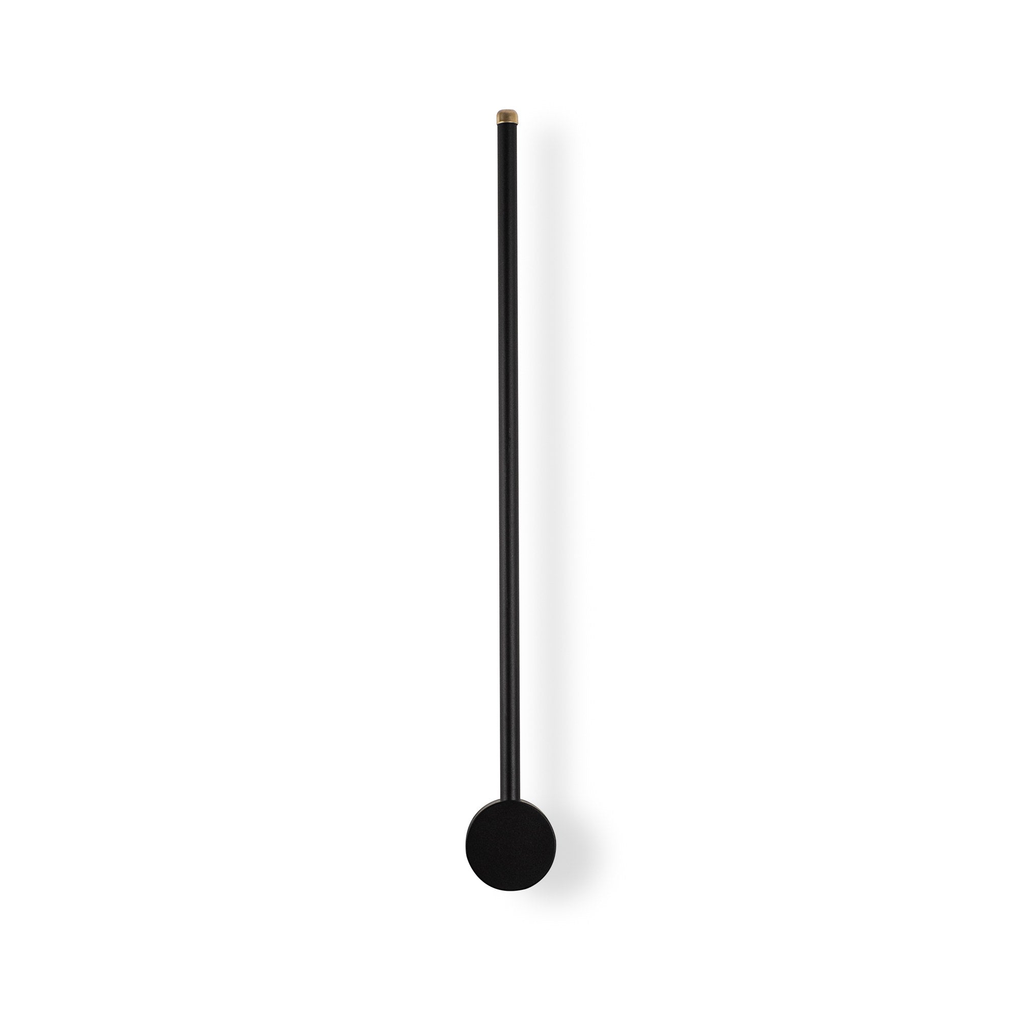 Candeeiro de Parede preta elegante, corpo de metal, 62 x 10 x 7 cm | LED SMD 8W 3000K | Classificação IP20, perfeita para decoração moderna e iluminação ambiente
