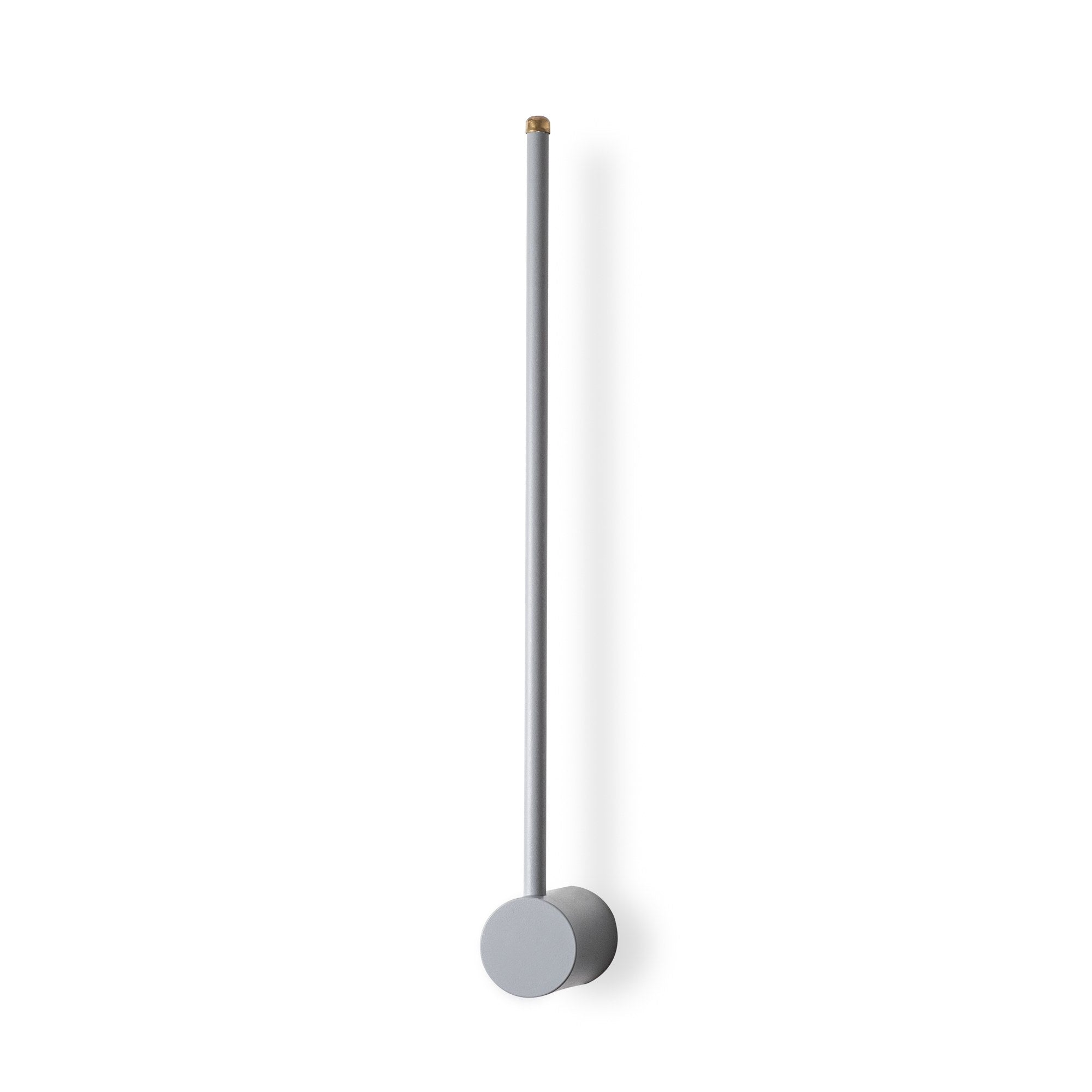 Candeeiro de Parede cinza elegante, corpo de metal, 62 x 10 x 7 cm | LED SMD 8W 3000K | Classificação IP20 | Perfeito para decoração moderna e iluminação ambiente