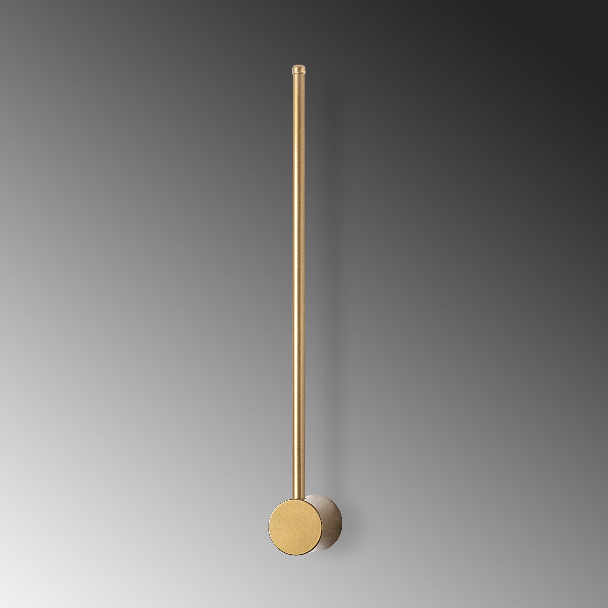 Candeeiro de Parede Elegante Dourada, Corpo em Metal, 62 x 10 x 7 cm | LED SMD 8W 3000K | Iluminação Elegante para Decoração Moderna, Classificação IP20