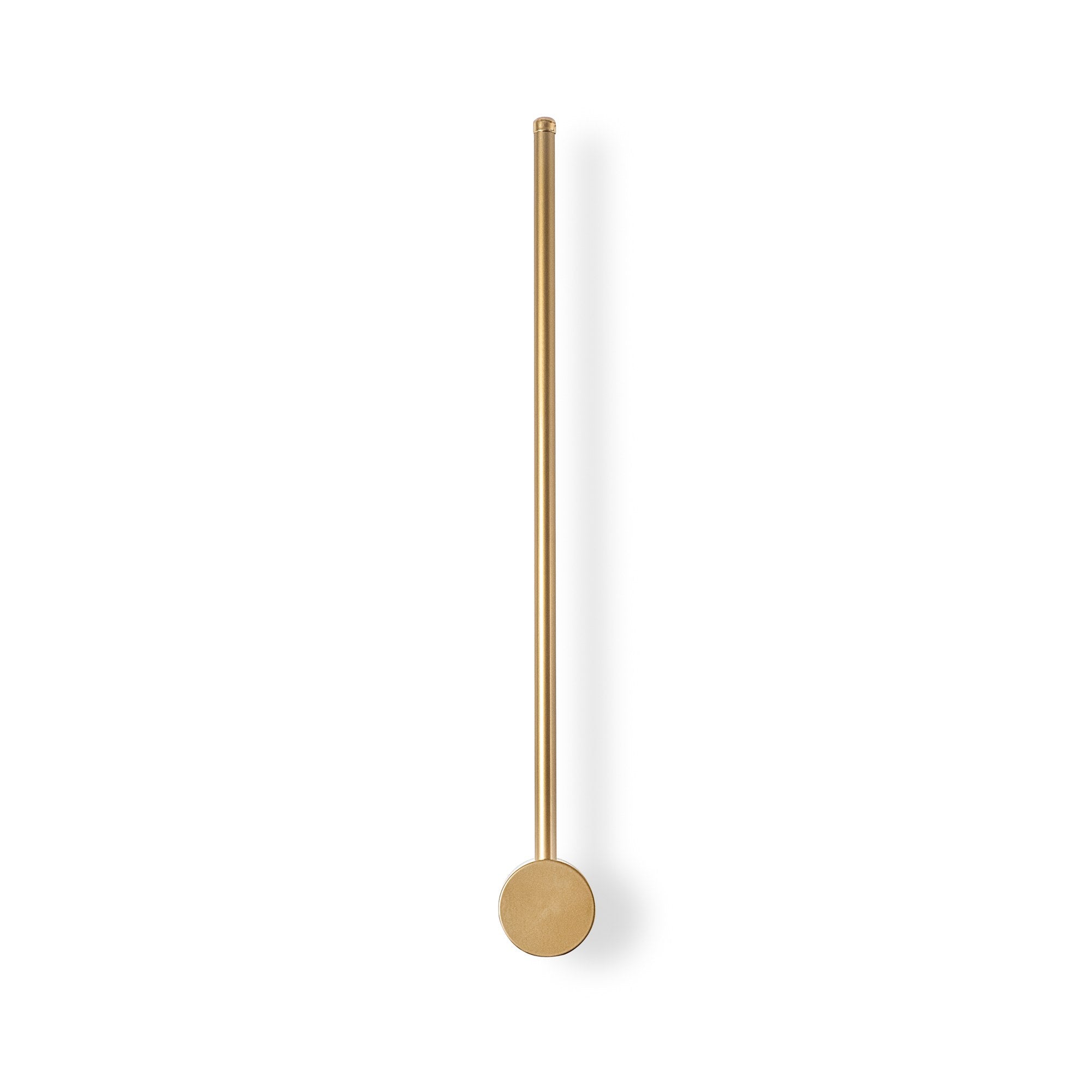 Candeeiro de Parede Elegante Dourada, Corpo em Metal, 62 x 10 x 7 cm | LED SMD 8W 3000K | Iluminação Elegante para Decoração Moderna, Classificação IP20