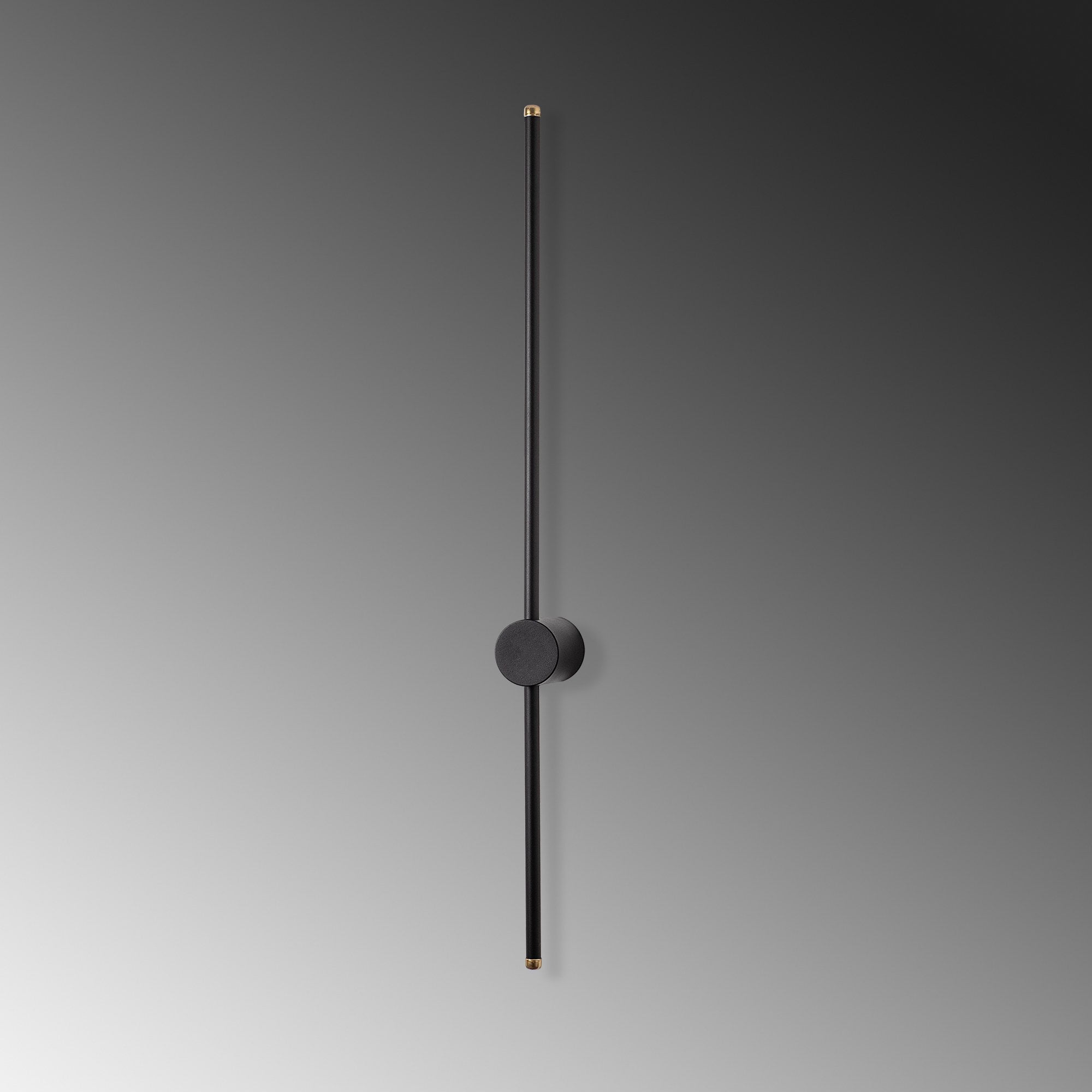 Candeeiro de Parede preta elegante, corpo de metal, 91 x 10 x 7 cm | LED SMD 13 W 3000 K | Classificação IP20, perfeita para decoração moderna e iluminação ambiente