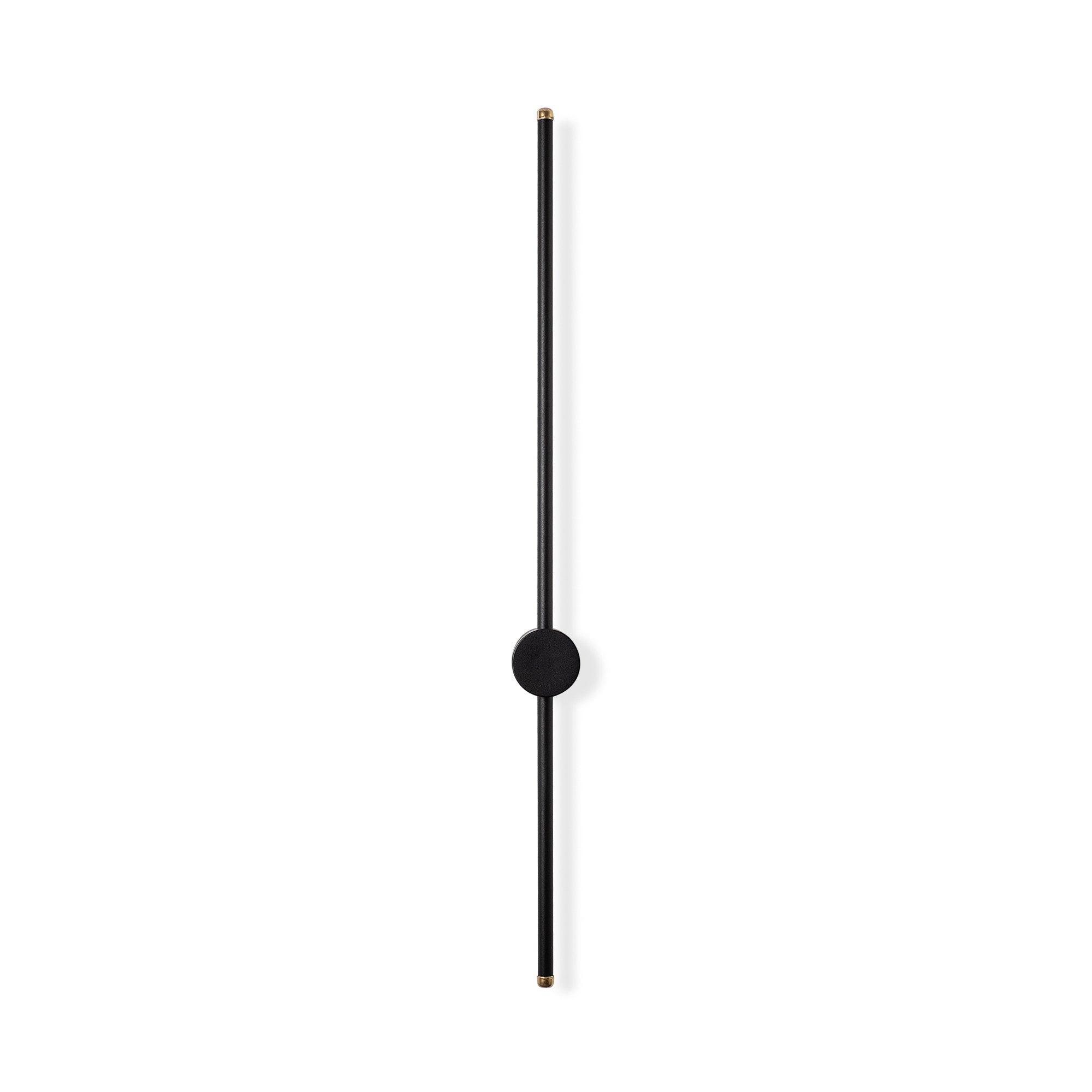 Candeeiro de Parede preta elegante, corpo de metal, 91 x 10 x 7 cm | LED SMD 13 W 3000 K | Classificação IP20, perfeita para decoração moderna e iluminação ambiente