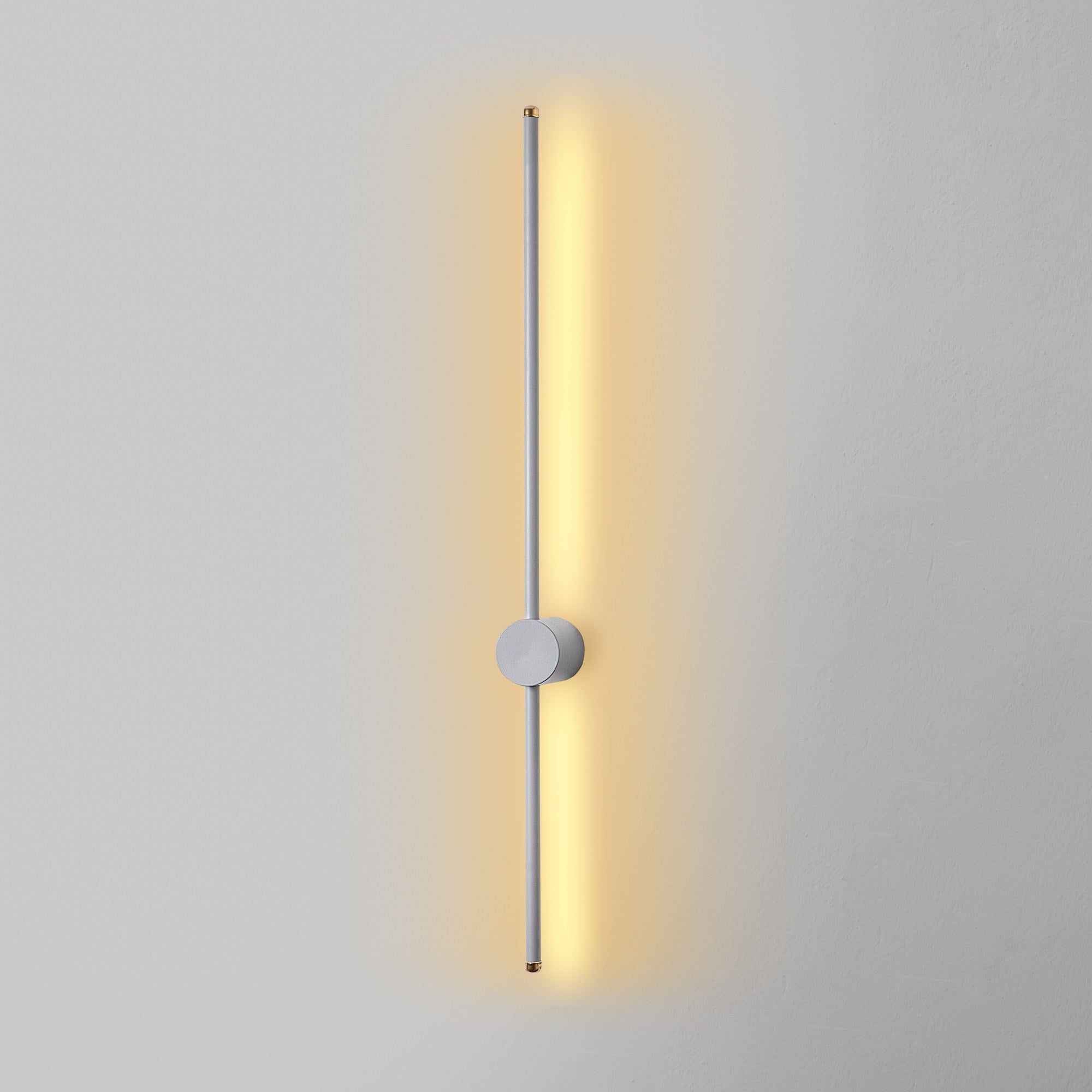 Candeeiro de Parede cinza elegante, corpo de metal, 91 x 10 x 7 cm | LED SMD 13 W 3000 K | Classificação IP20 | Perfeito para decoração moderna e iluminação ambiente