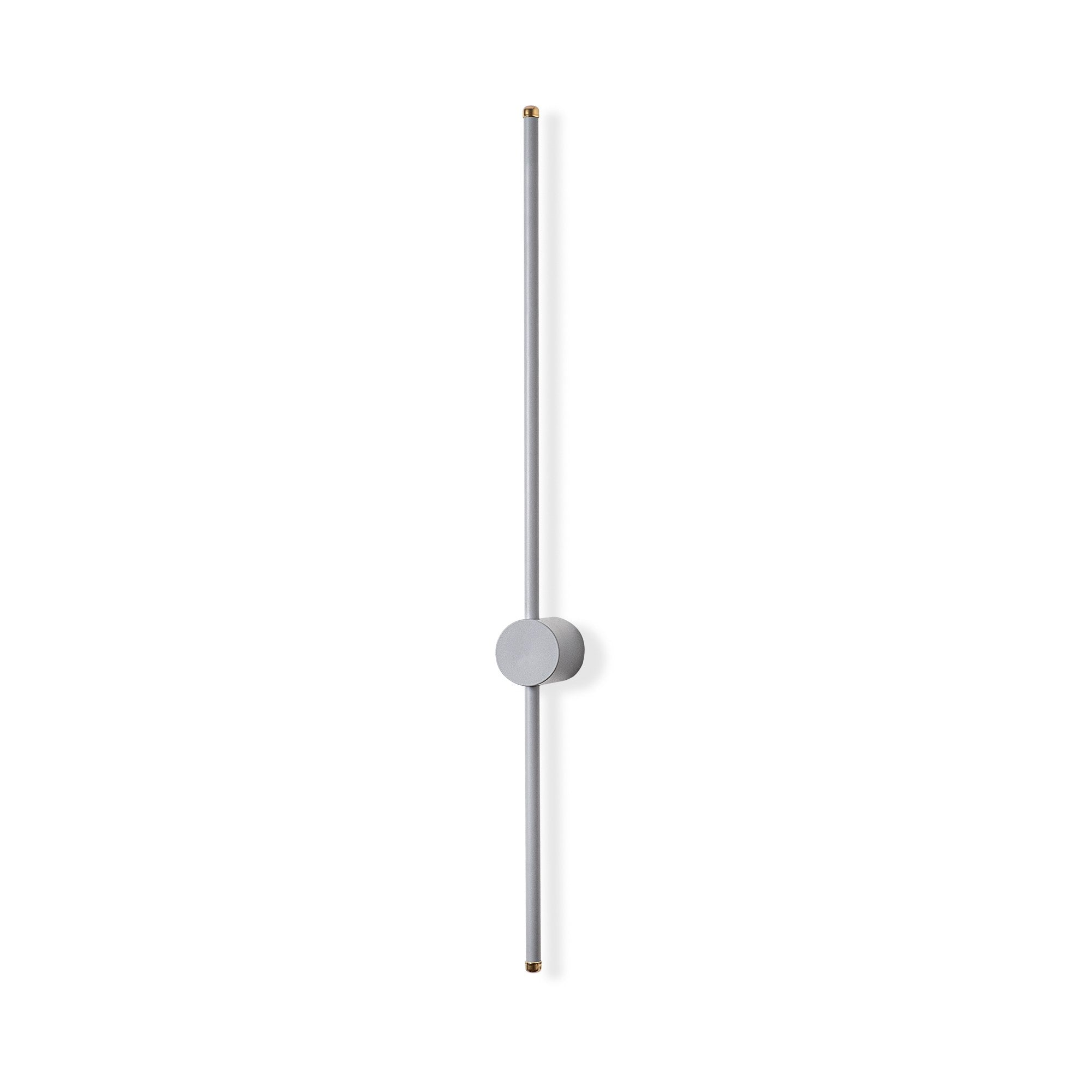 Candeeiro de Parede cinza elegante, corpo de metal, 91 x 10 x 7 cm | LED SMD 13 W 3000 K | Classificação IP20 | Perfeito para decoração moderna e iluminação ambiente