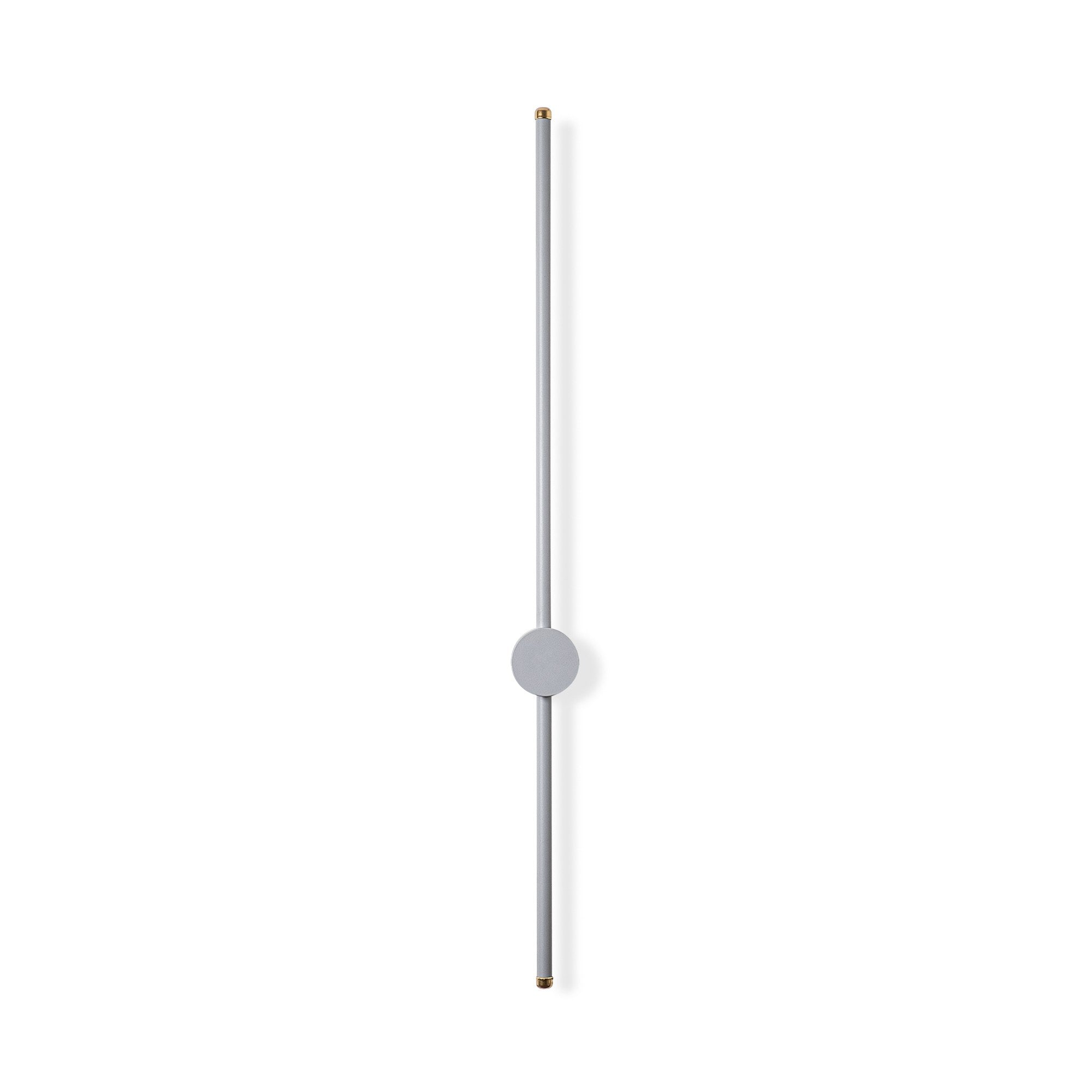 Candeeiro de Parede cinza elegante, corpo de metal, 91 x 10 x 7 cm | LED SMD 13 W 3000 K | Classificação IP20 | Perfeito para decoração moderna e iluminação ambiente