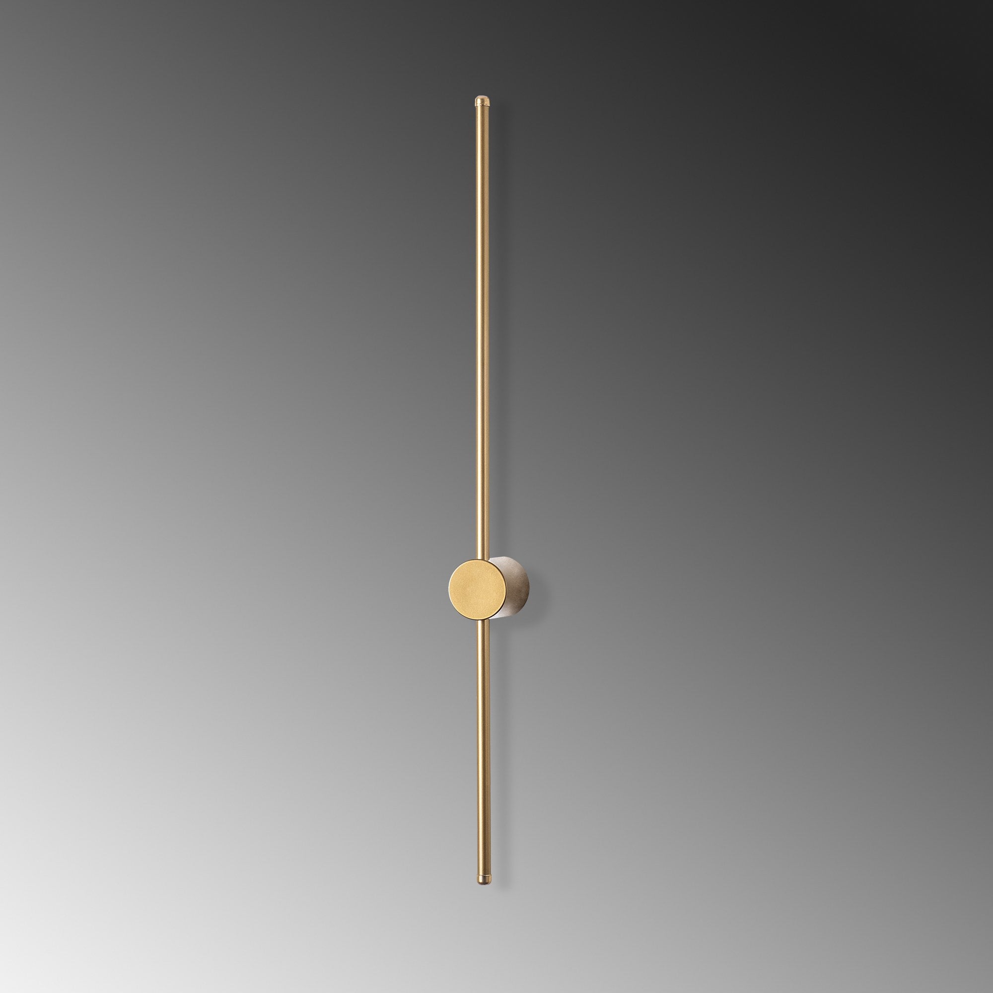 Candeeiro de Parede Elegante Dourada, Corpo em Metal, 91 x 10 x 7 cm | LED SMD 13W 3000K | Iluminação Elegante para Decoração e Ambiente Modernos