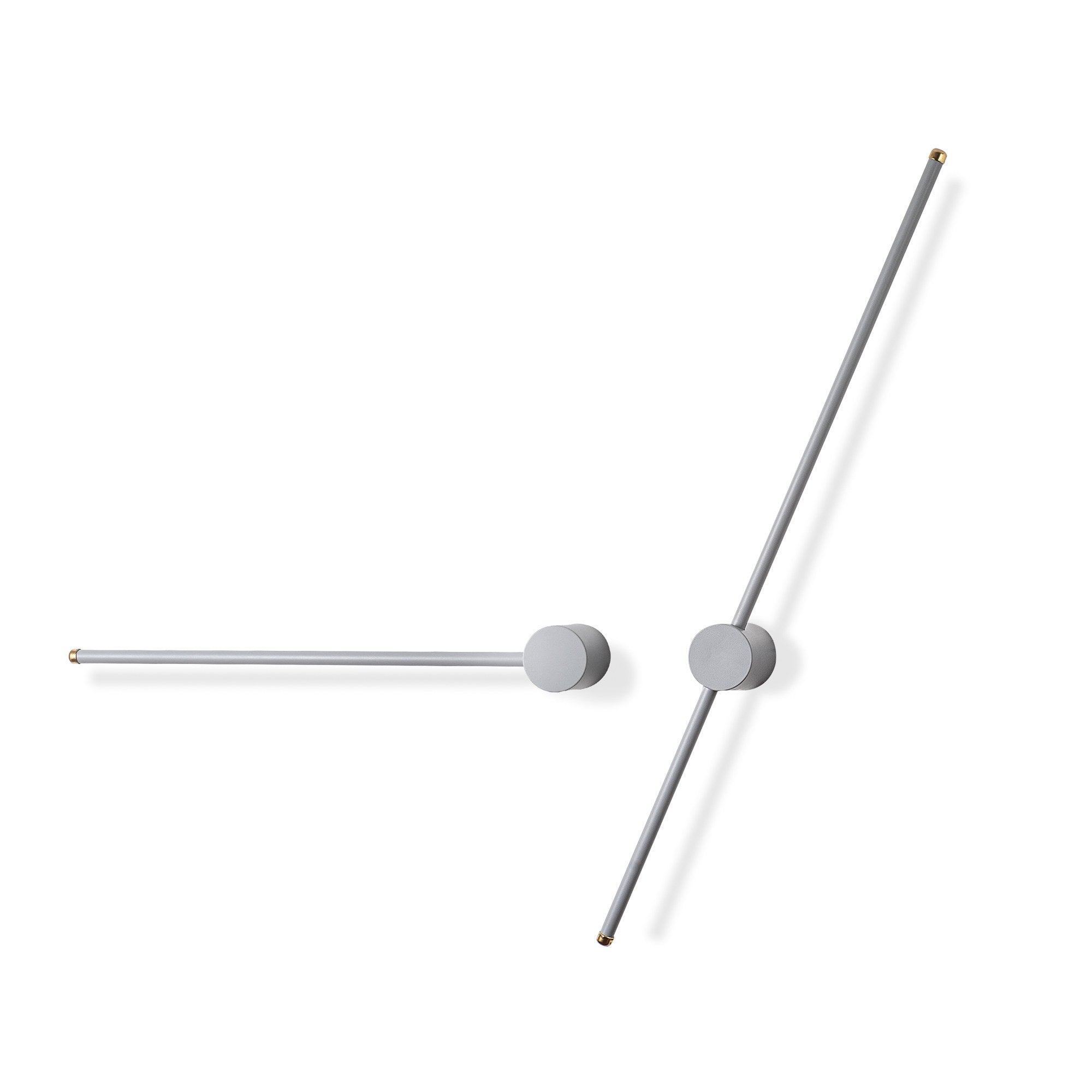 Candeeiro de Parede branca moderna, corpo de metal, 91x10x7 cm e 62x10x7 cm | LED 13W e 8W, IP20 | Design elegante para iluminação residencial e comercial