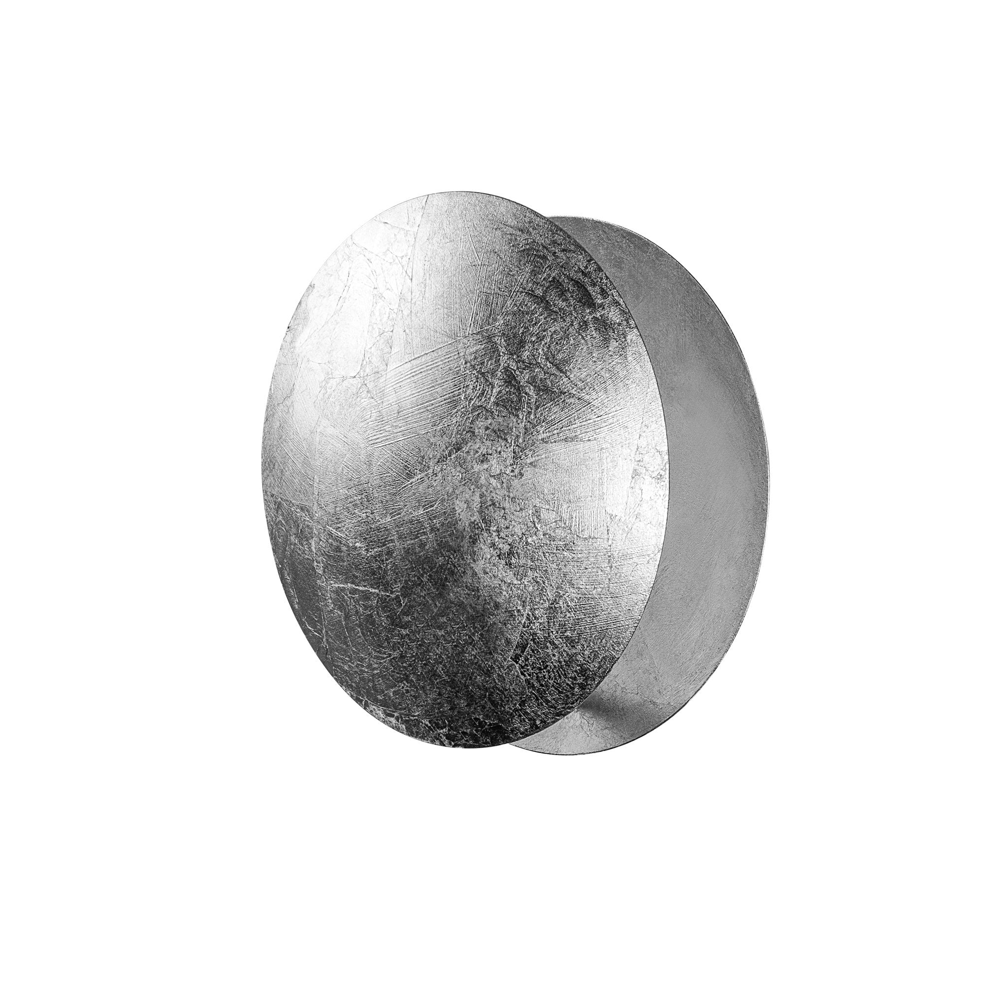 Candeeiro de Parede prateada elegante, corpo de metal, 25x25x16 cm | LED SMD 5W 3000K | Classificação IP20 | Design moderno para iluminação residencial e comercial