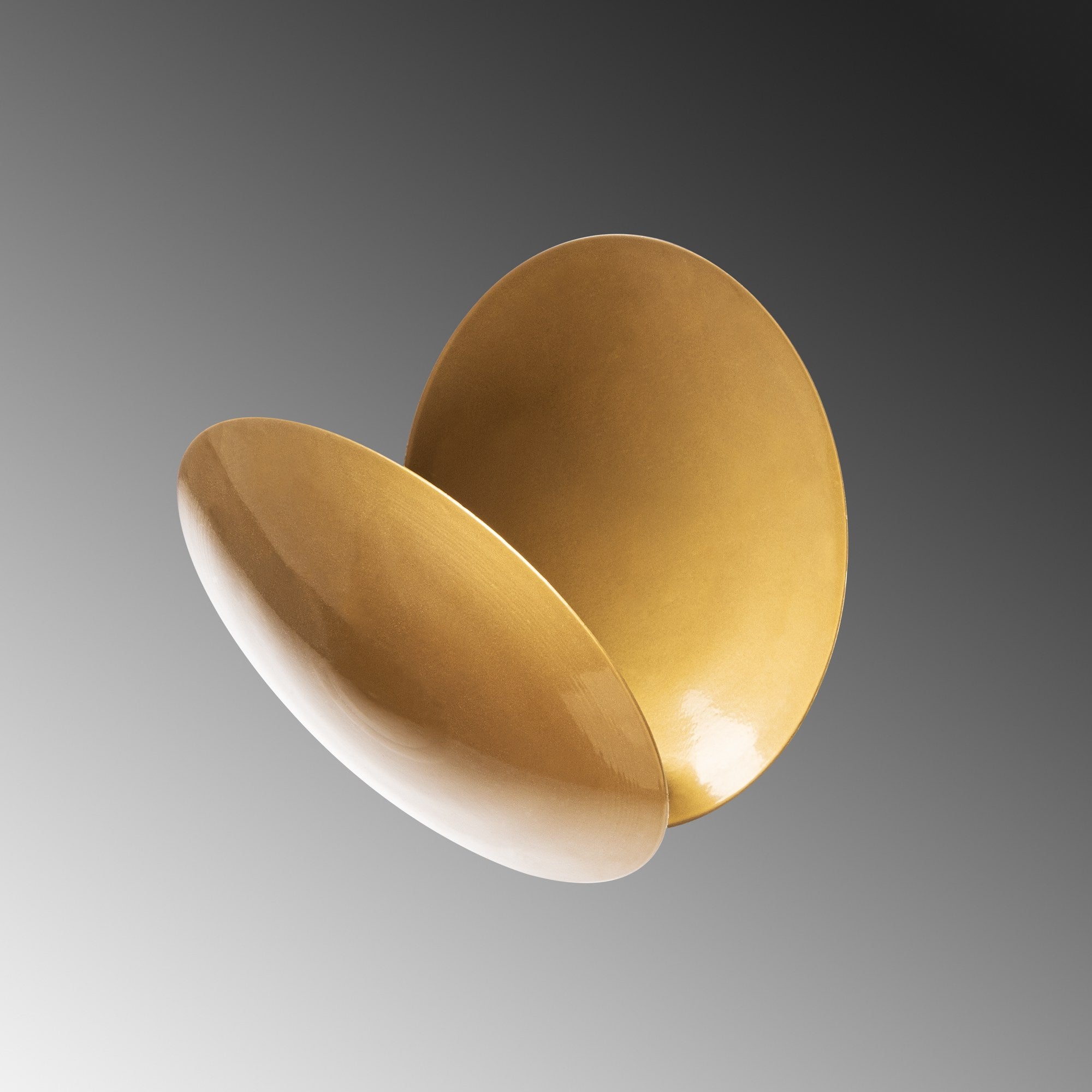 Candeeiro de Parede Elegante Dourada, Corpo em Metal, 25x25x16 cm | LED SMD 5W 3000K | Iluminação Elegante para Decoração Moderna, Classificação IP20, Perfeita para Qualquer Ambiente