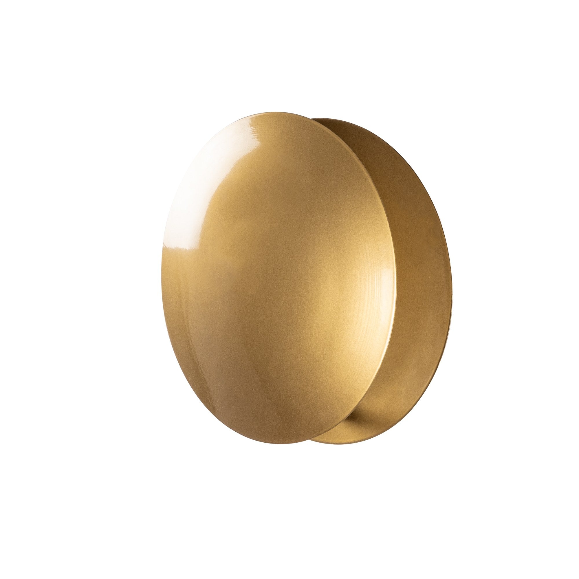 Candeeiro de Parede Elegante Dourada, Corpo em Metal, 25x25x16 cm | LED SMD 5W 3000K | Iluminação Elegante para Decoração Moderna, Classificação IP20, Perfeita para Qualquer Ambiente