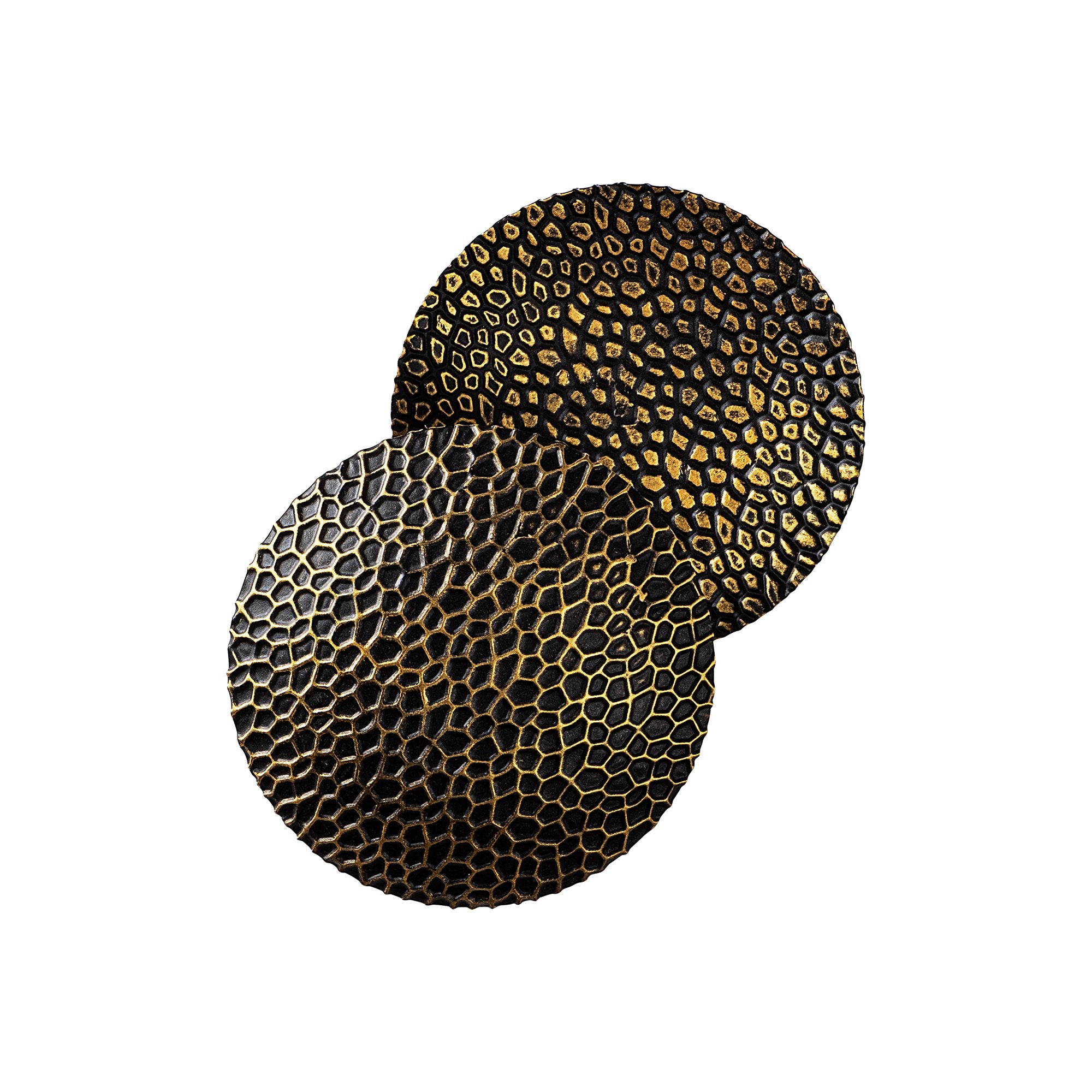 Candeeiro de Parede Elegante, Preta e Dourada, 21 x 21 x 15 cm | Corpo em Metal, LED SMD 5W 3000K | Iluminação Elegante para Decoração e Ambiente Modernos