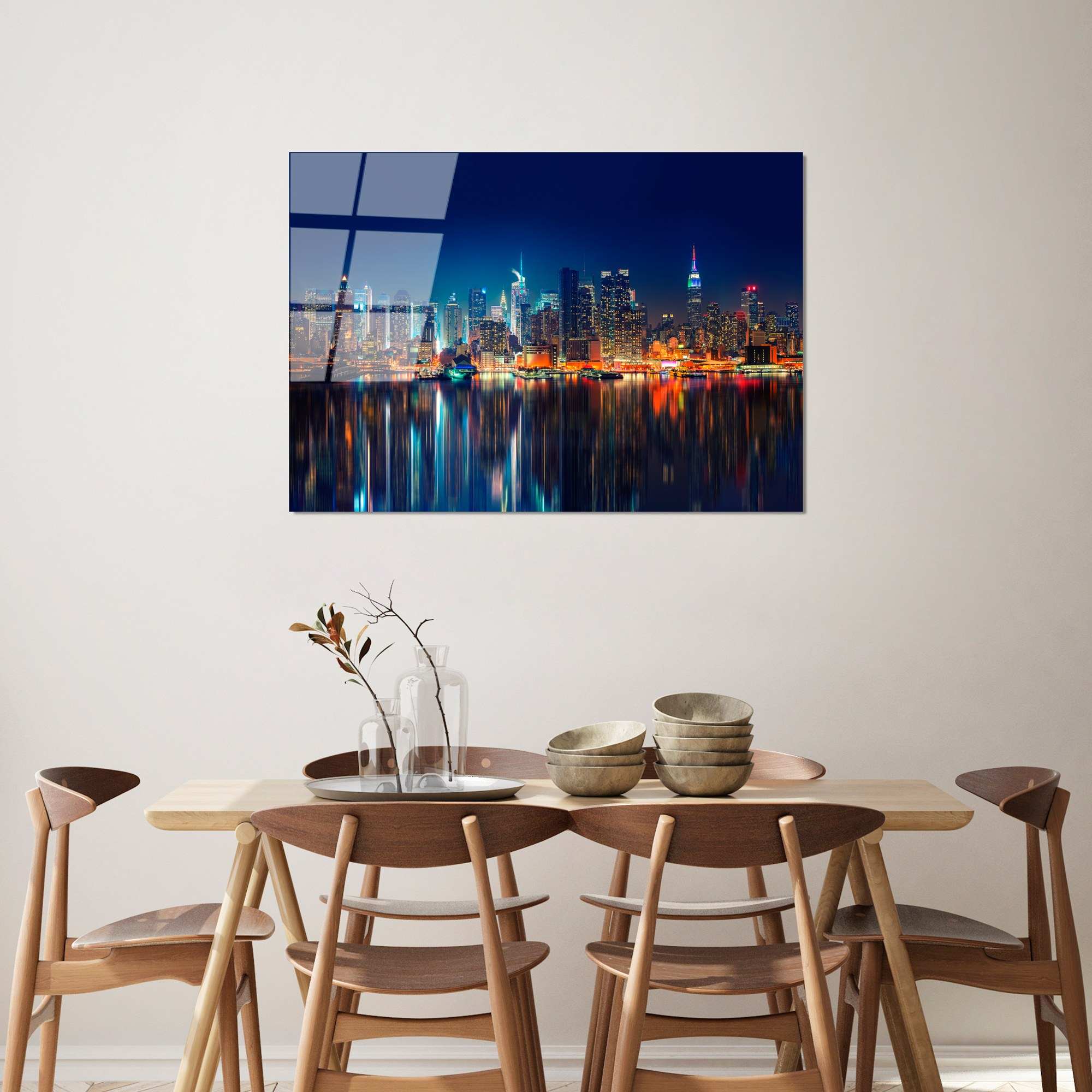 Quadro Decorativo em Vidro Temperado UV-039, 70 x 100 cm, Multicolor, 4 mm