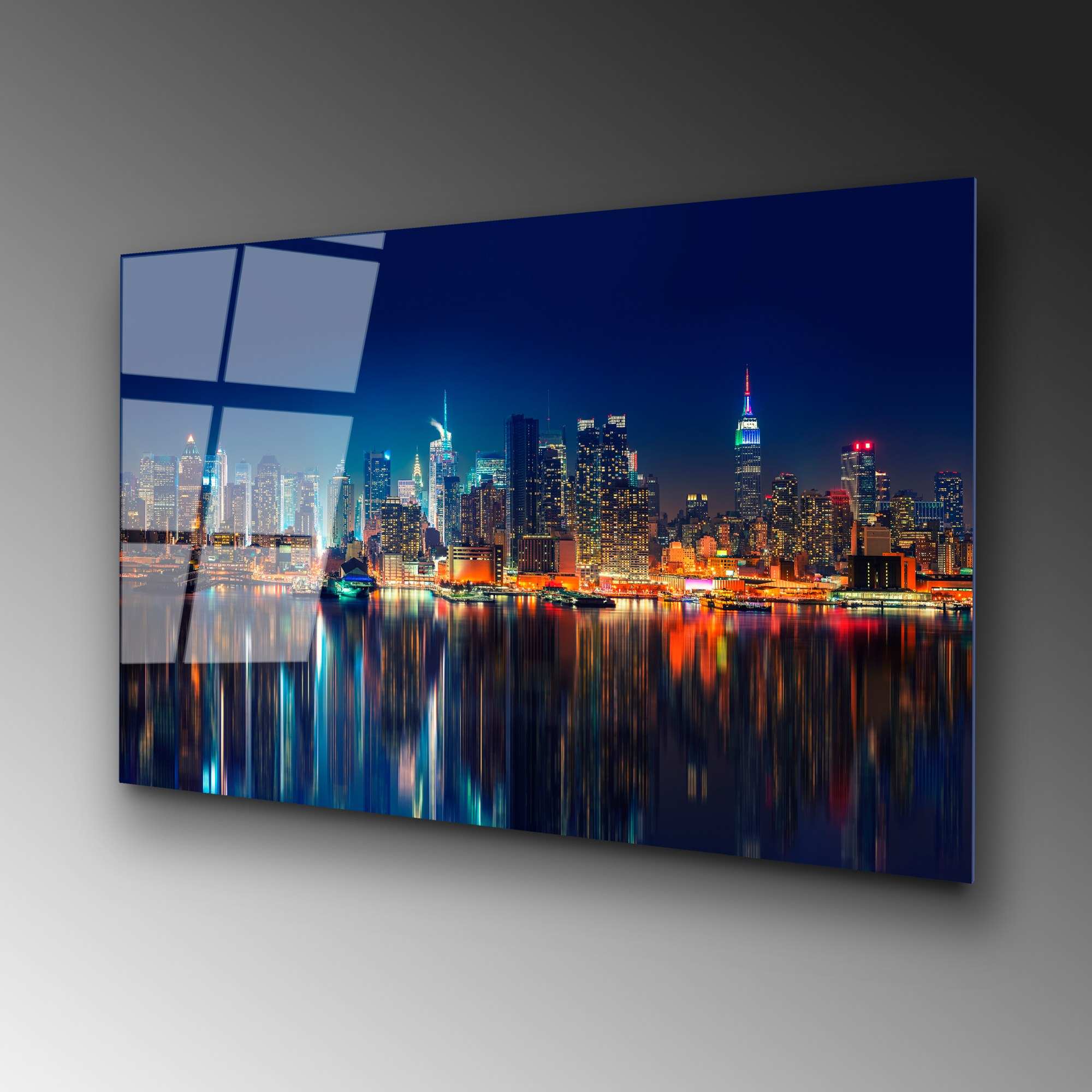 Quadro Decorativo em Vidro Temperado UV-039, 70 x 100 cm, Multicolor, 4 mm