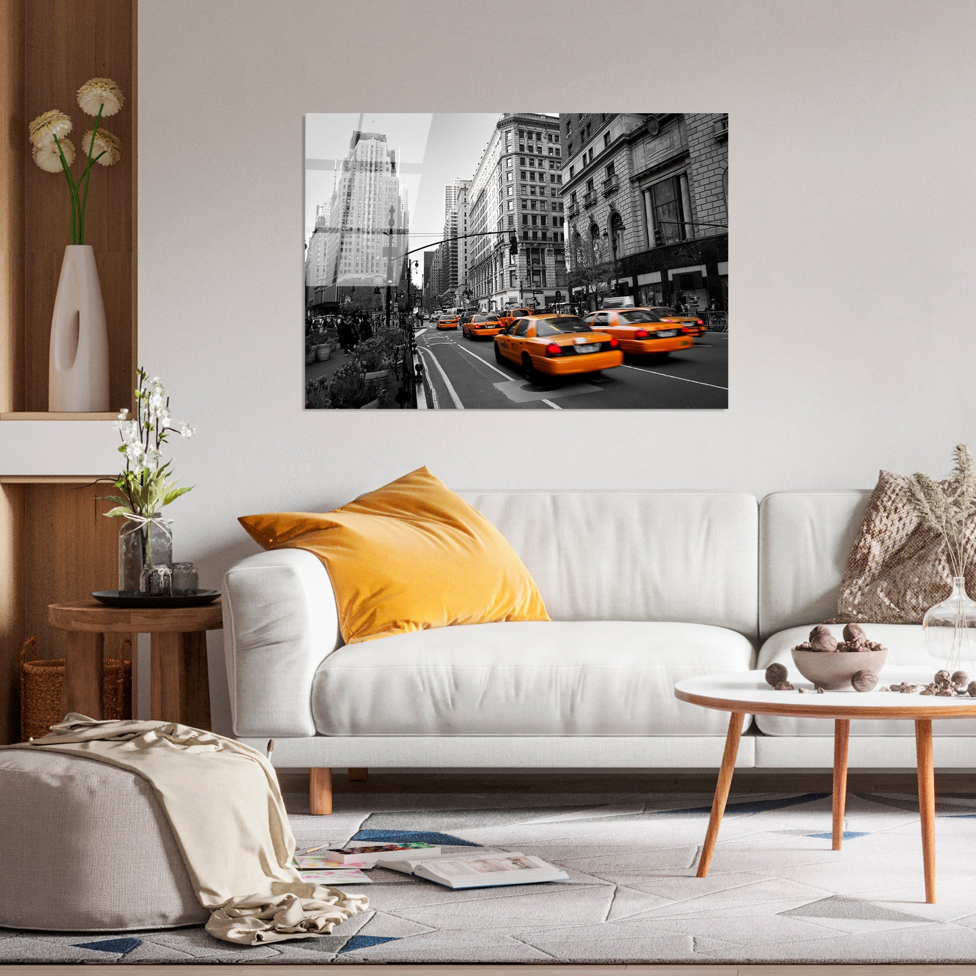 Quadro Decorativo em Vidro Temperado UV-040, Multicolor, 70 x 100 cm, 4 mm, 7,609 kg