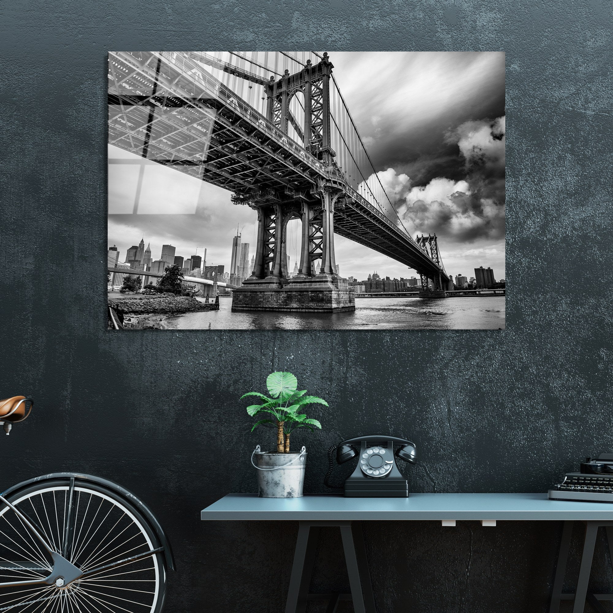 Quadro Decorativo em Vidro Temperado UV-041 (70 x 100 cm), Multicolor, Espessura 4 mm