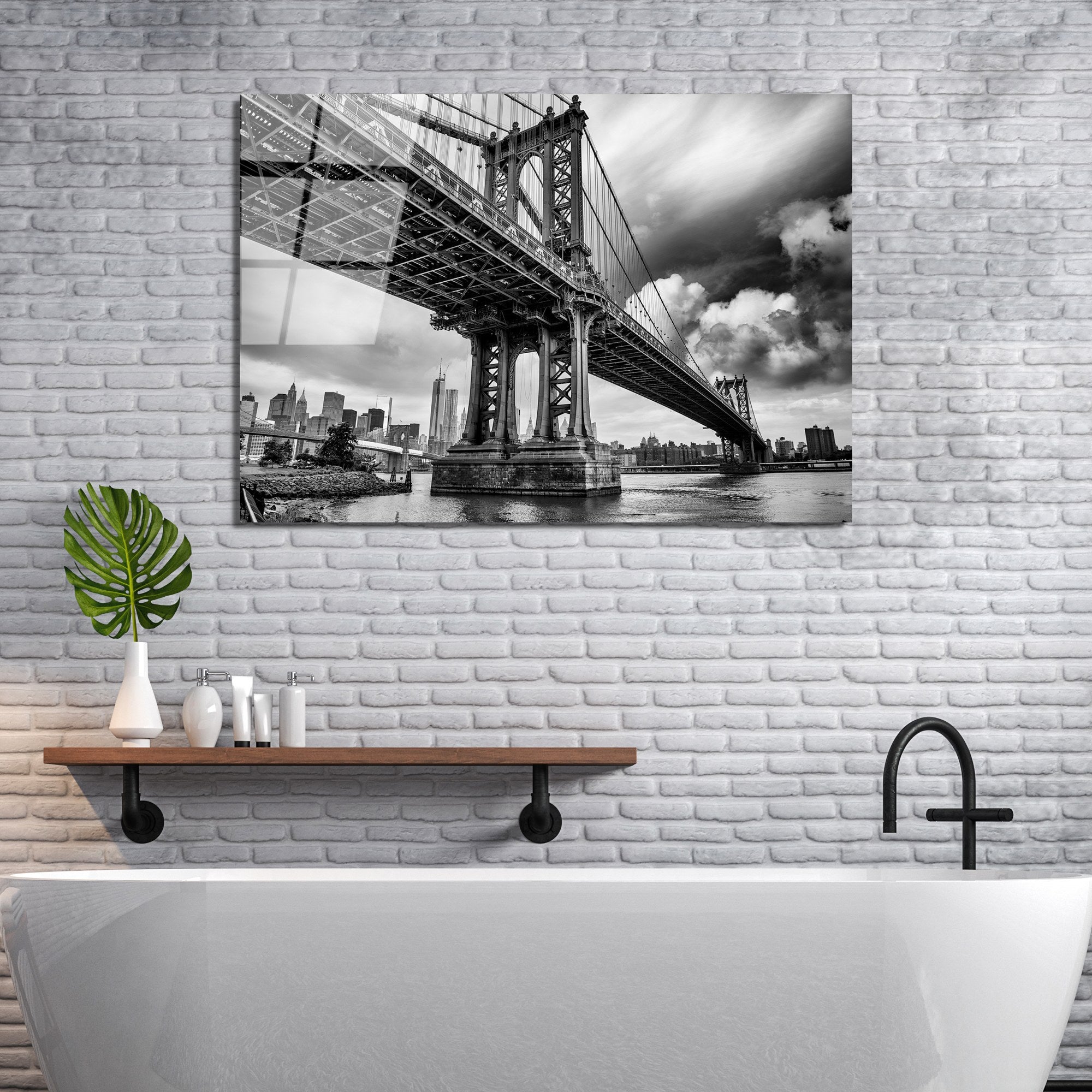 Quadro Decorativo em Vidro Temperado UV-041 (70 x 100 cm), Multicolor, Espessura 4 mm