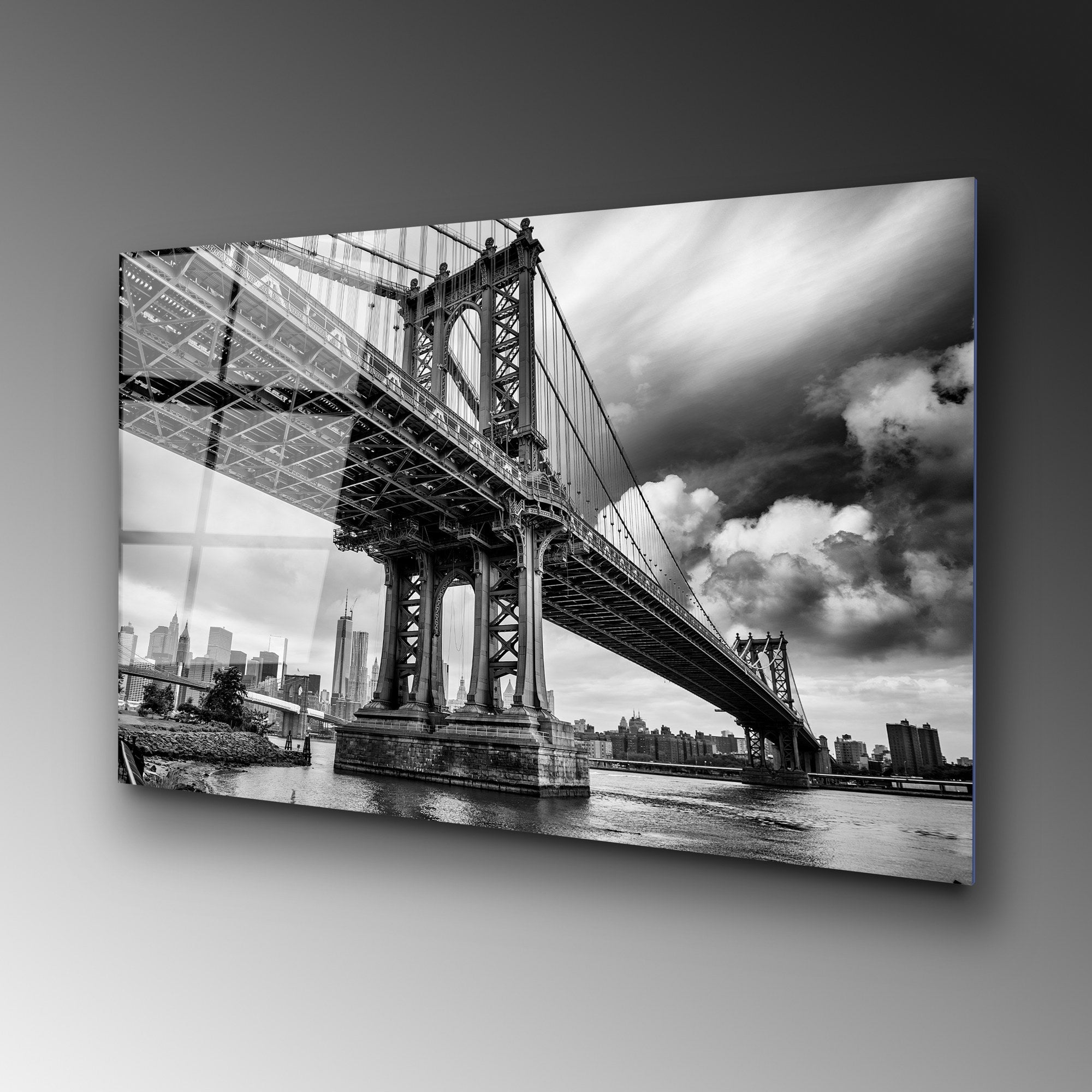 Quadro Decorativo em Vidro Temperado UV-041 (70 x 100 cm), Multicolor, Espessura 4 mm