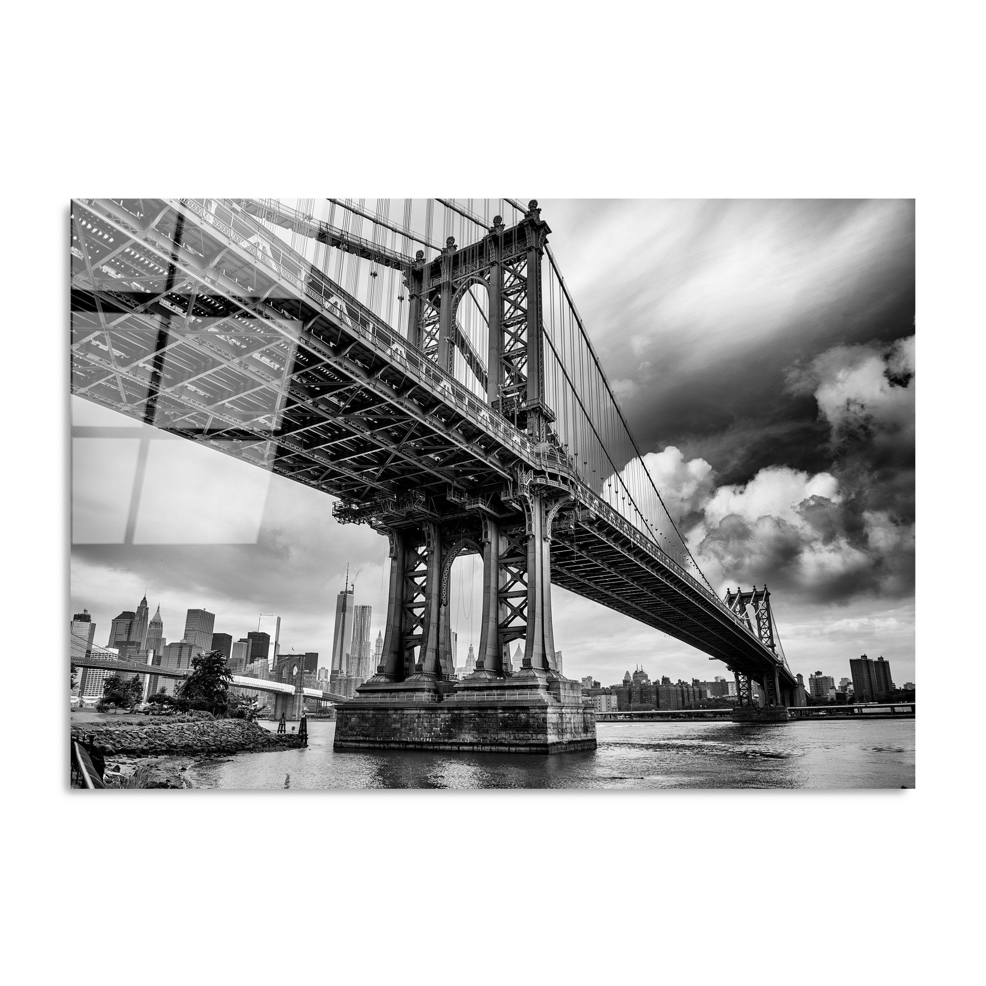 Quadro Decorativo em Vidro Temperado UV-041 (70 x 100 cm), Multicolor, Espessura 4 mm