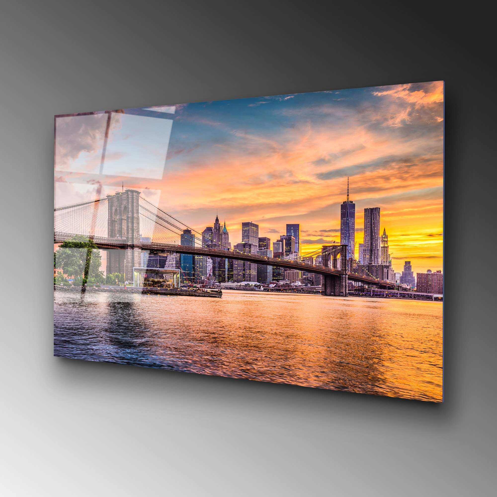 Quadro Decorativo em Vidro Temperado UV-044 70x100 cm – Multicolor – 4 mm