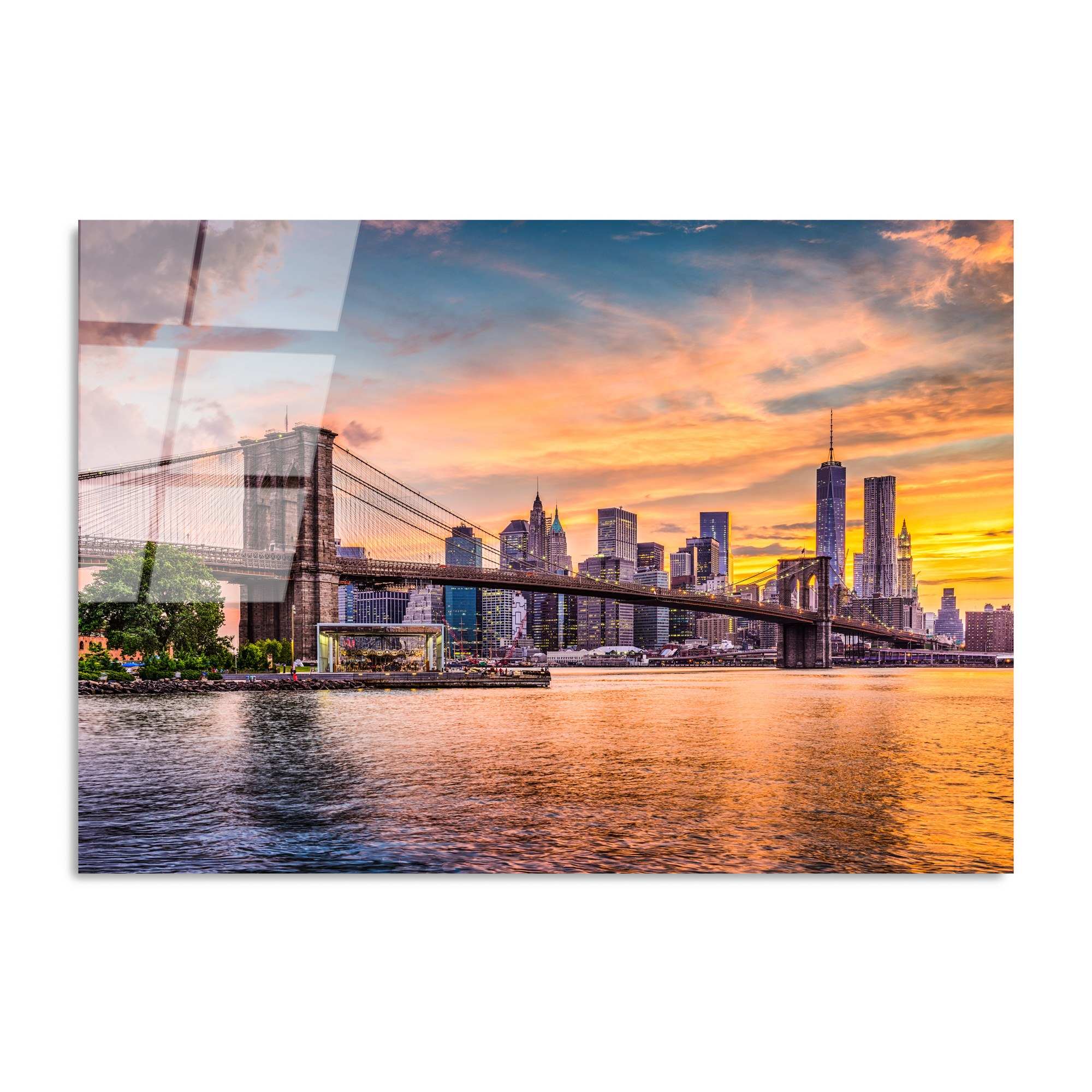 Quadro Decorativo em Vidro Temperado UV-044 70x100 cm – Multicolor – 4 mm