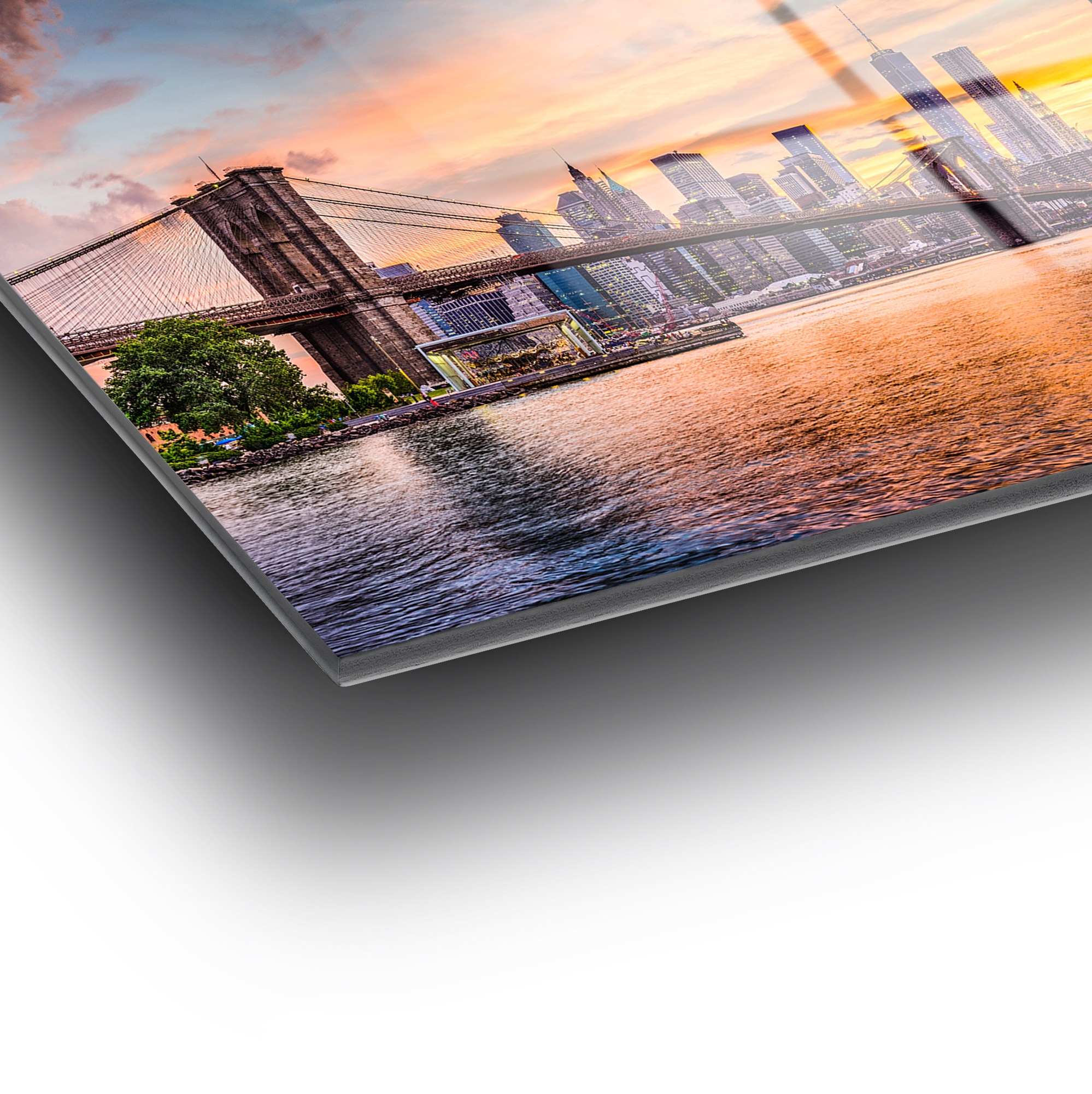 Quadro Decorativo em Vidro Temperado UV-044 70x100 cm – Multicolor – 4 mm