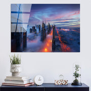 Quadro Decorativo em Vidro Temperado UV-045 (70 x 100 cm) – Multicolor, 4 mm