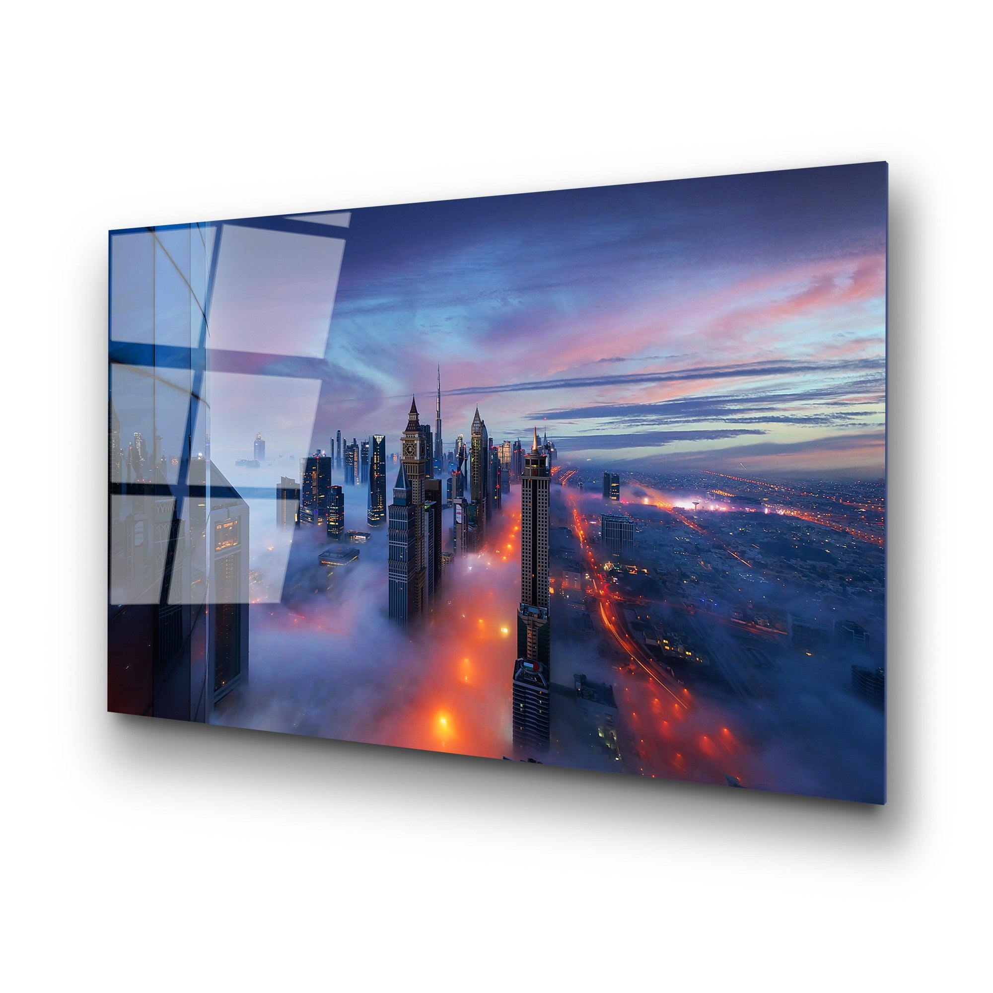 Quadro Decorativo em Vidro Temperado UV-045 (70 x 100 cm) – Multicolor, 4 mm