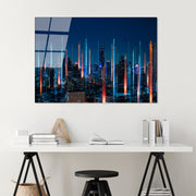 Quadro Decorativo em Vidro Temperado Multicolor 70 x 100 cm (4 mm) - UV-046