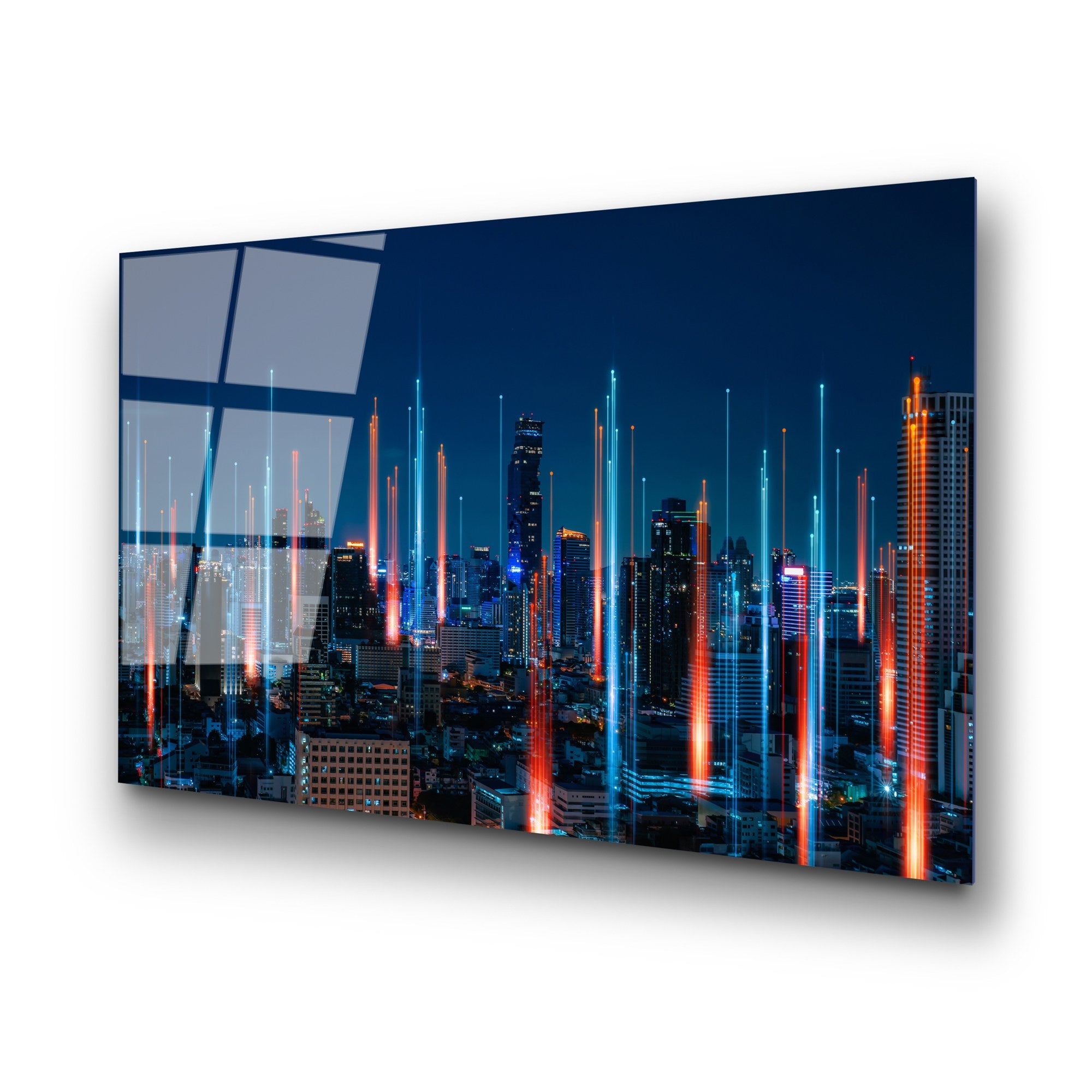 Quadro Decorativo em Vidro Temperado Multicolor 70 x 100 cm (4 mm) - UV-046