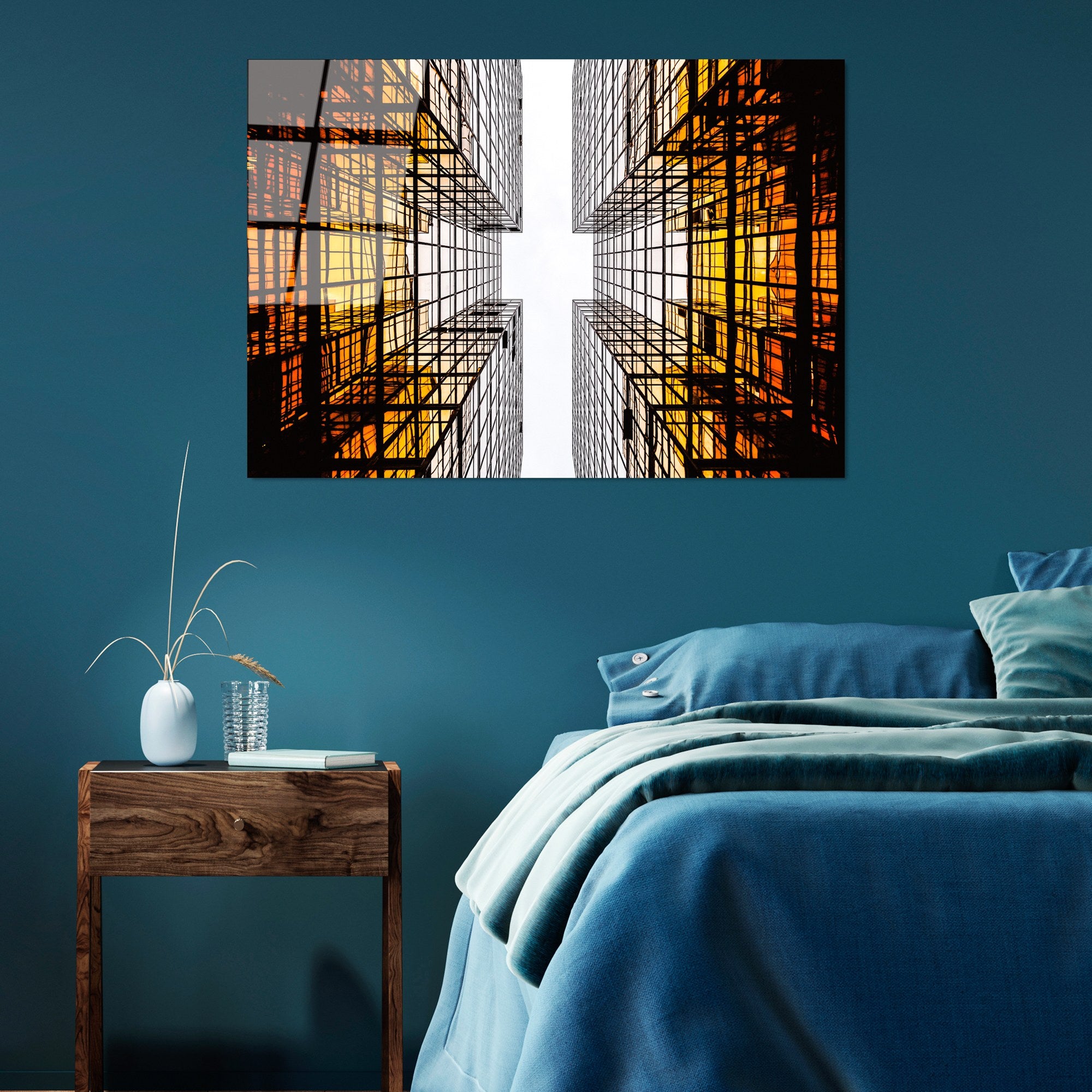 Quadro Decorativo em Vidro Temperado Multicolor 70 x 100 cm (4 mm) – UV-047