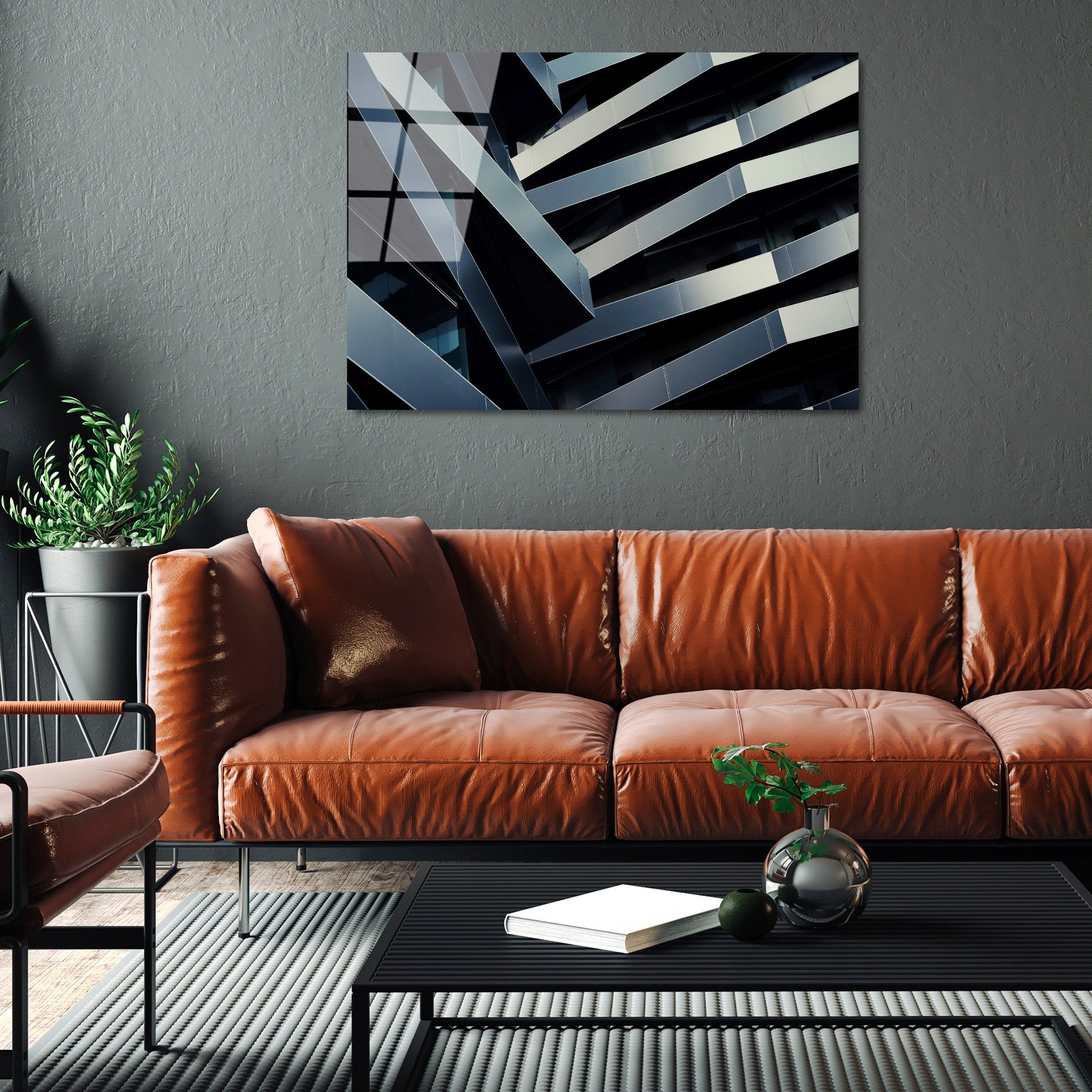 Quadro Decorativo em Vidro Temperado 4 mm, Multicolor, 70x100 cm – UV-048