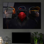 Quadro Decorativo em Vidro Temperado UV-049, 70 x 100 cm, Multicolor, 4 mm