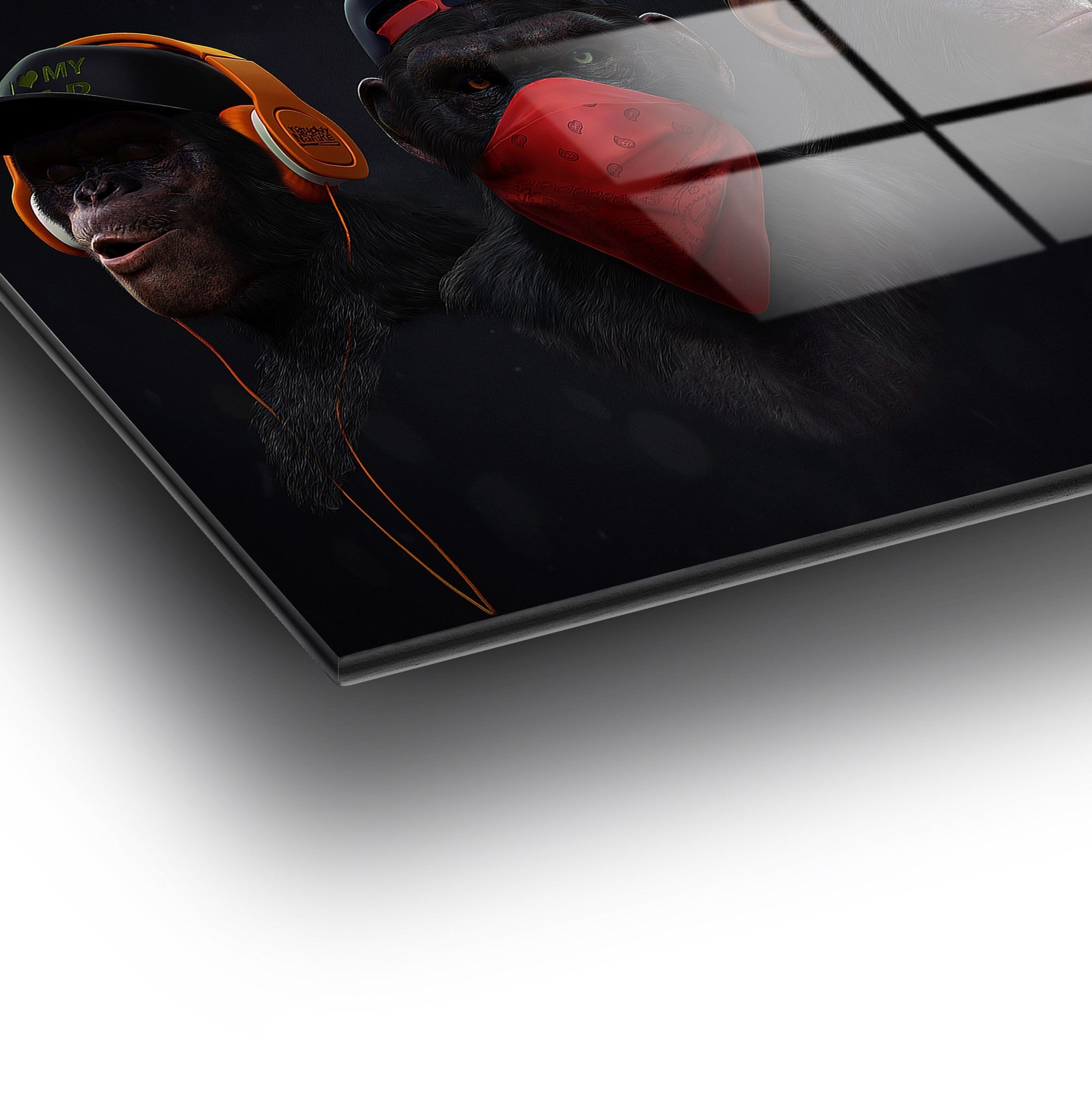 Quadro Decorativo em Vidro Temperado UV-049, 70 x 100 cm, Multicolor, 4 mm