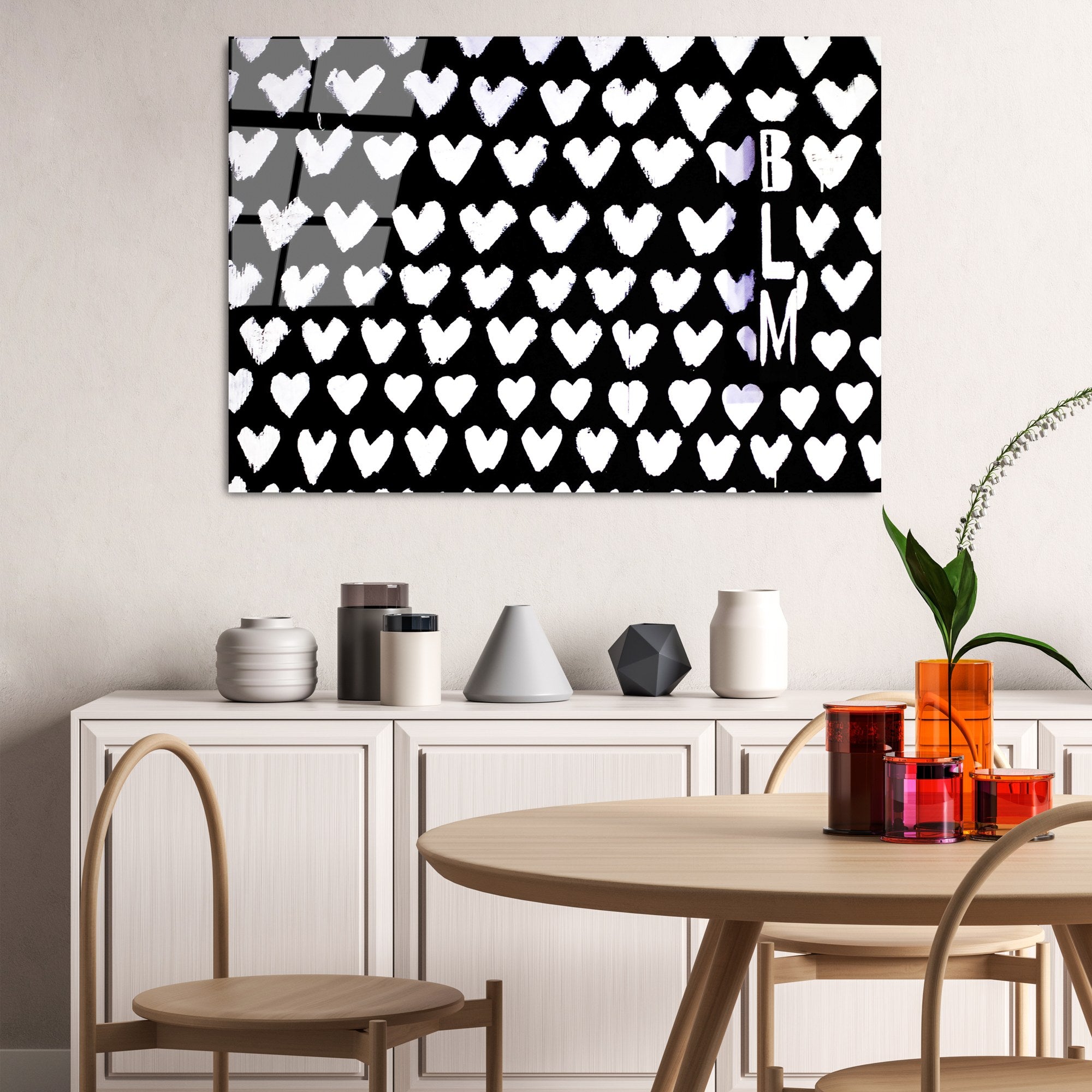 UV-050 Quadro Decorativo em Vidro Temperado 70 x 100 cm, Multicolor, 4 mm