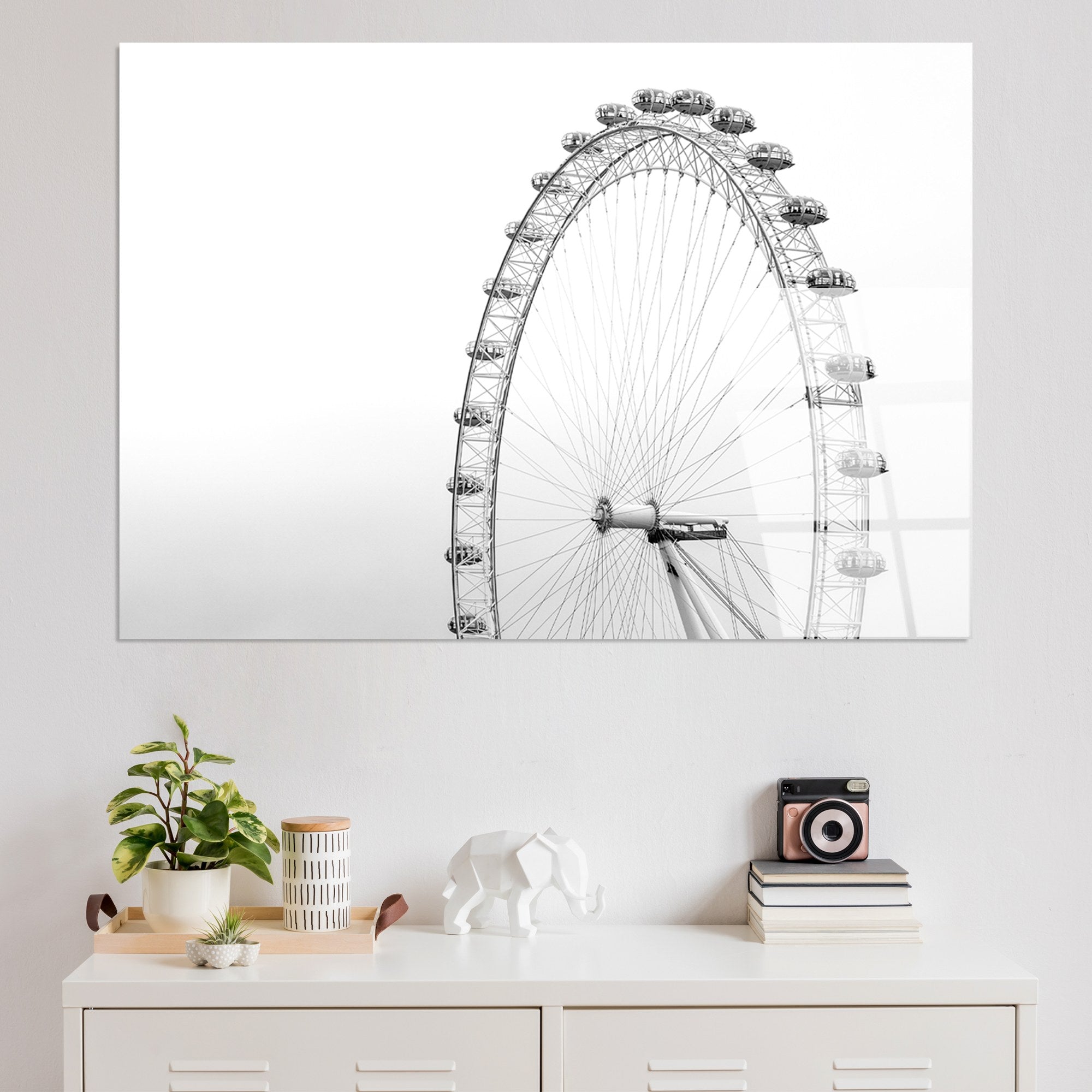 Quadro Decorativo em Vidro Temperado UV-052 70 x 100 cm Multicolor 4 mm