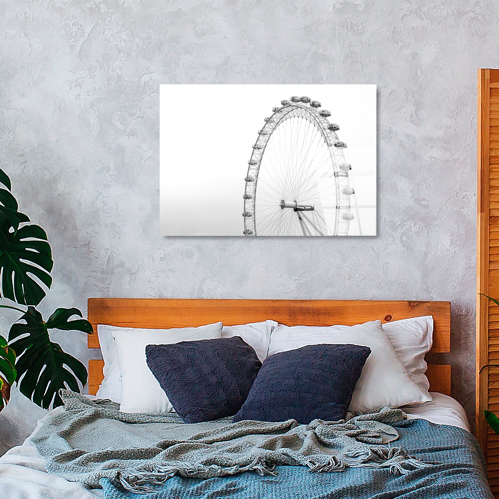 Quadro Decorativo em Vidro Temperado UV-052 70 x 100 cm Multicolor 4 mm