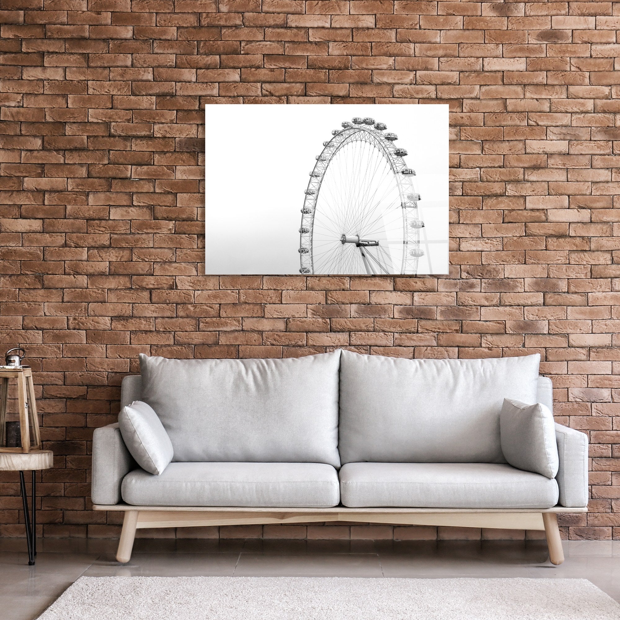 Quadro Decorativo em Vidro Temperado UV-052 70 x 100 cm Multicolor 4 mm