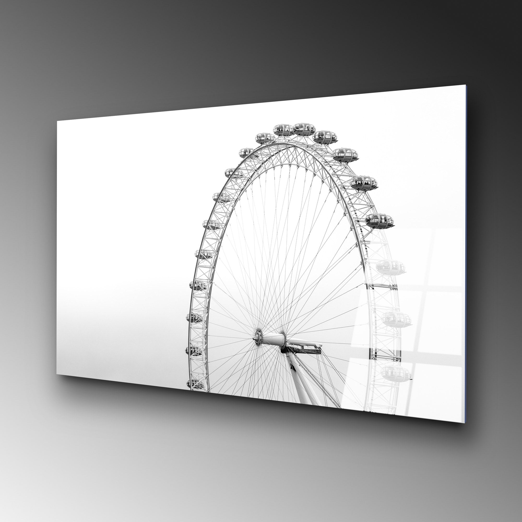 Quadro Decorativo em Vidro Temperado UV-052 70 x 100 cm Multicolor 4 mm