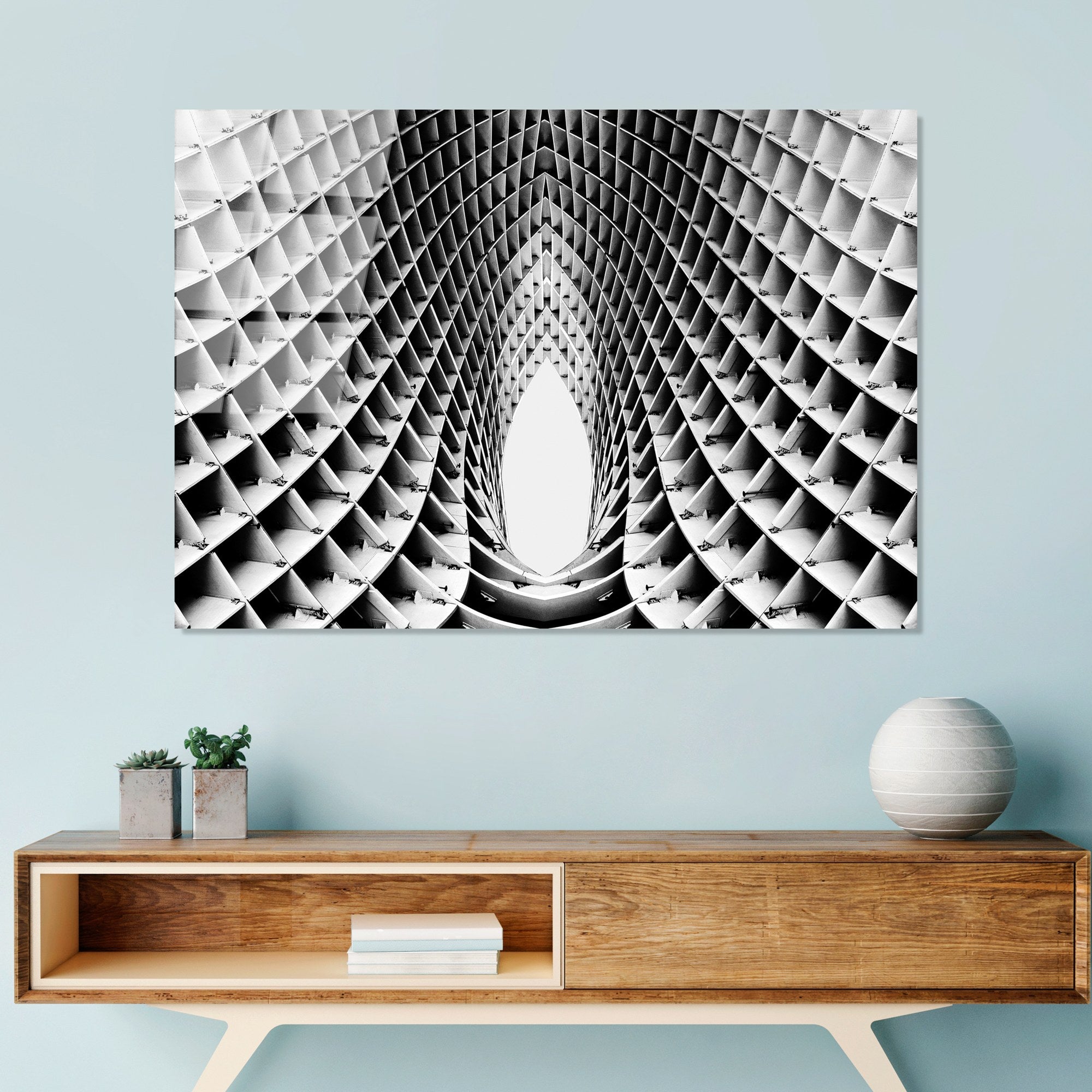 Quadro Decorativo em Vidro Temperado 70 x 100 cm UV-056, Multicolor (4 mm)