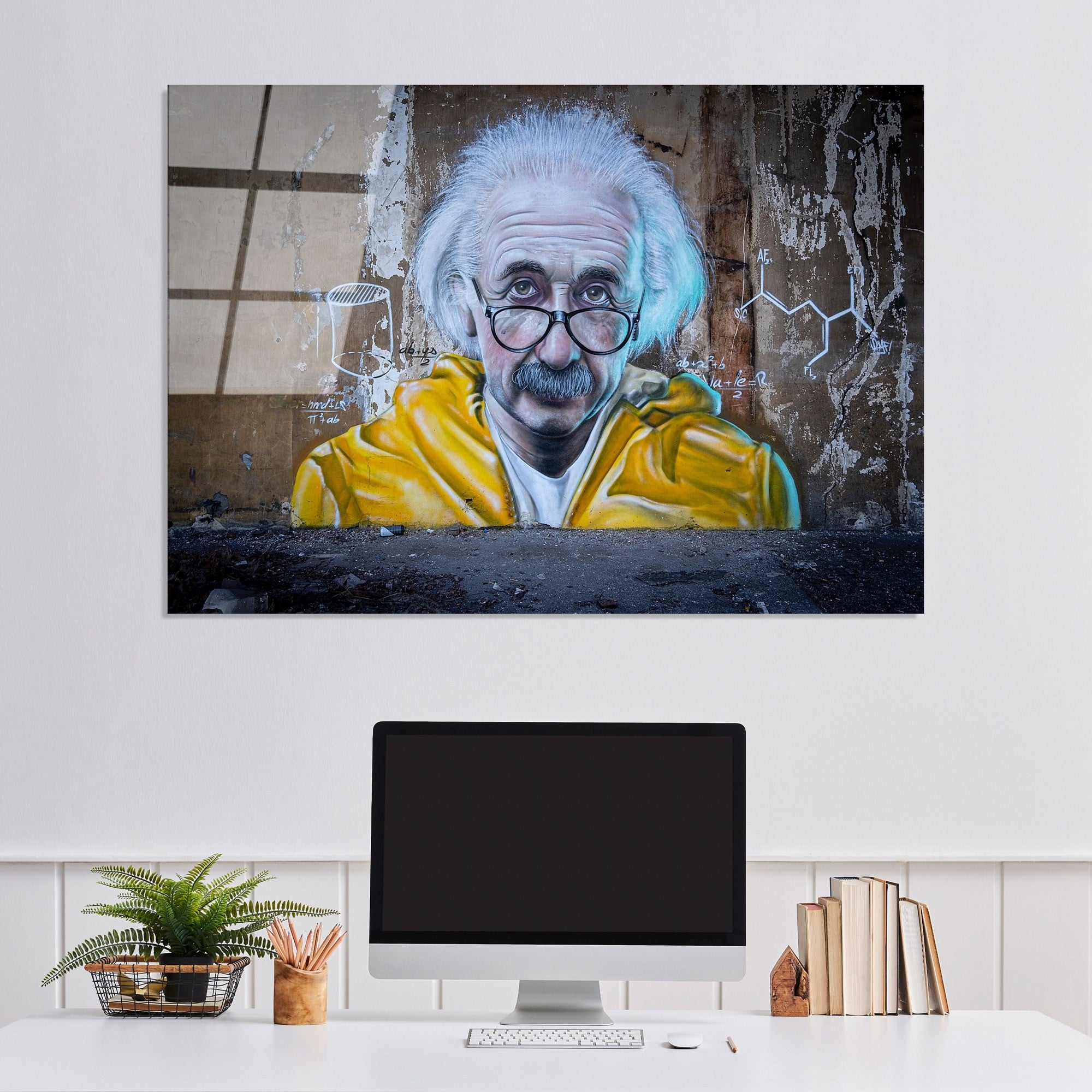 Quadro Decorativo em Vidro Temperado UV-057, Multicolor, 70 x 100 cm, 4 mm