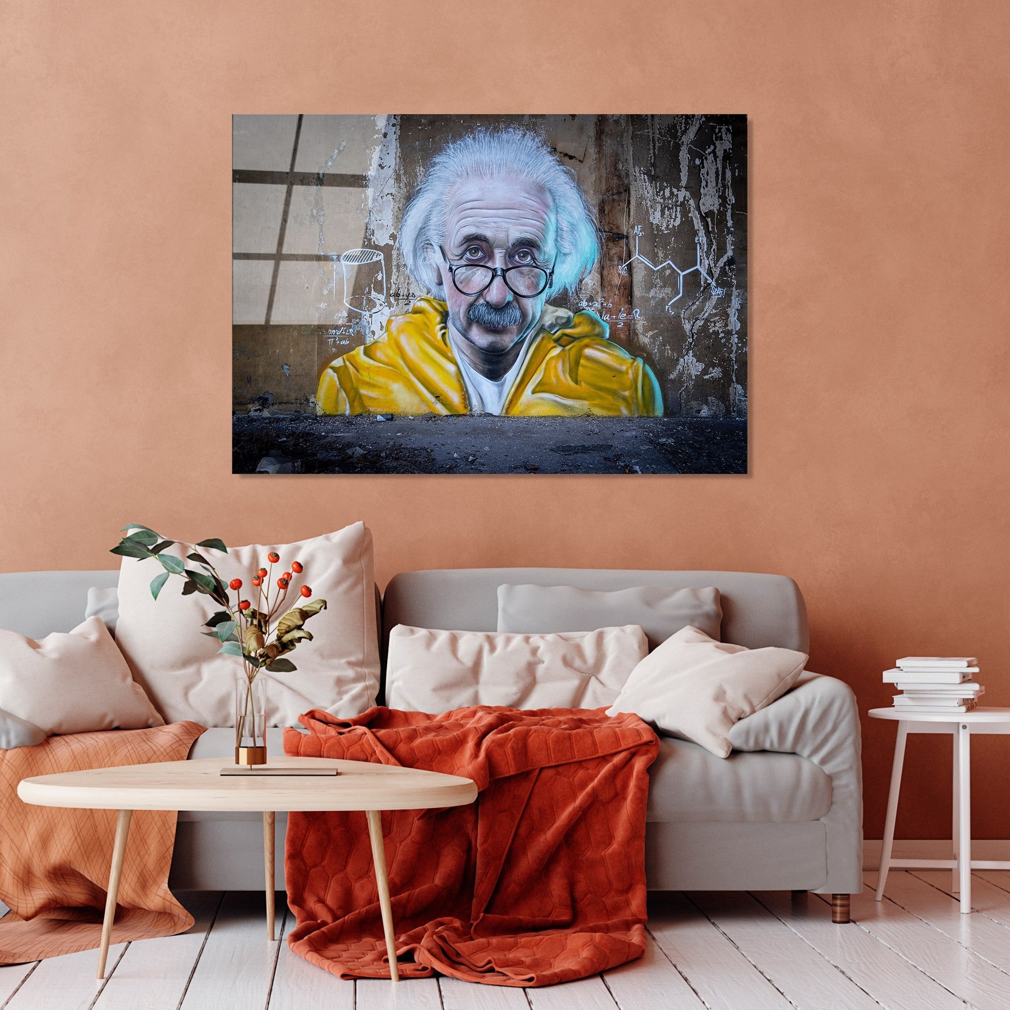 Quadro Decorativo em Vidro Temperado UV-057, Multicolor, 70 x 100 cm, 4 mm