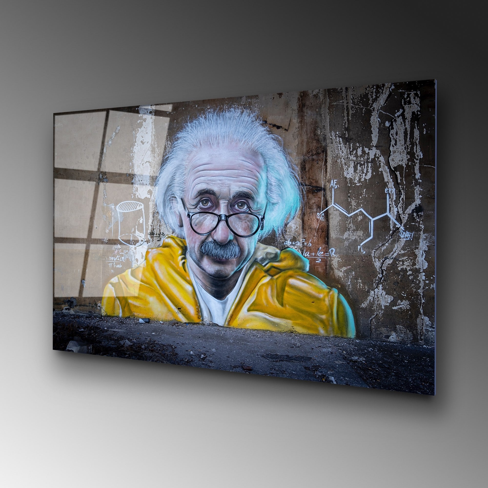 Quadro Decorativo em Vidro Temperado UV-057, Multicolor, 70 x 100 cm, 4 mm